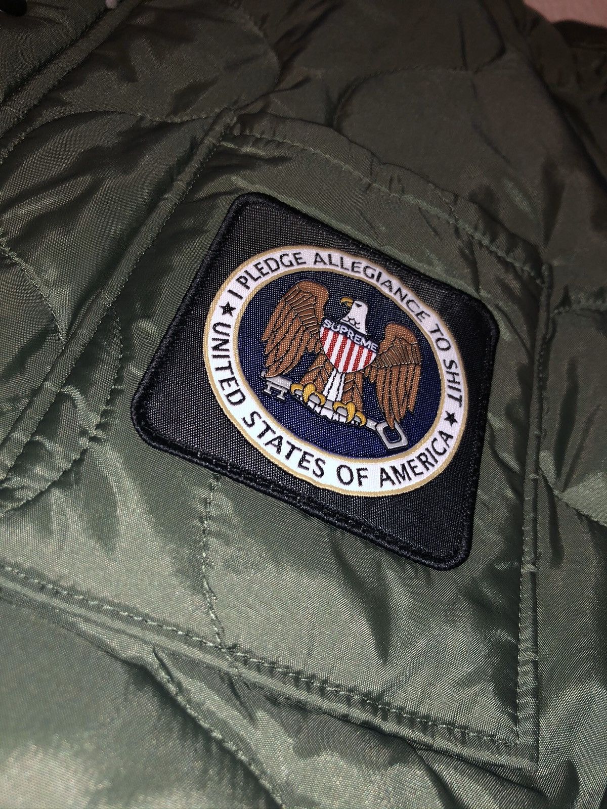 Supreme Supreme Pledge Allegiance Jacket Grailed