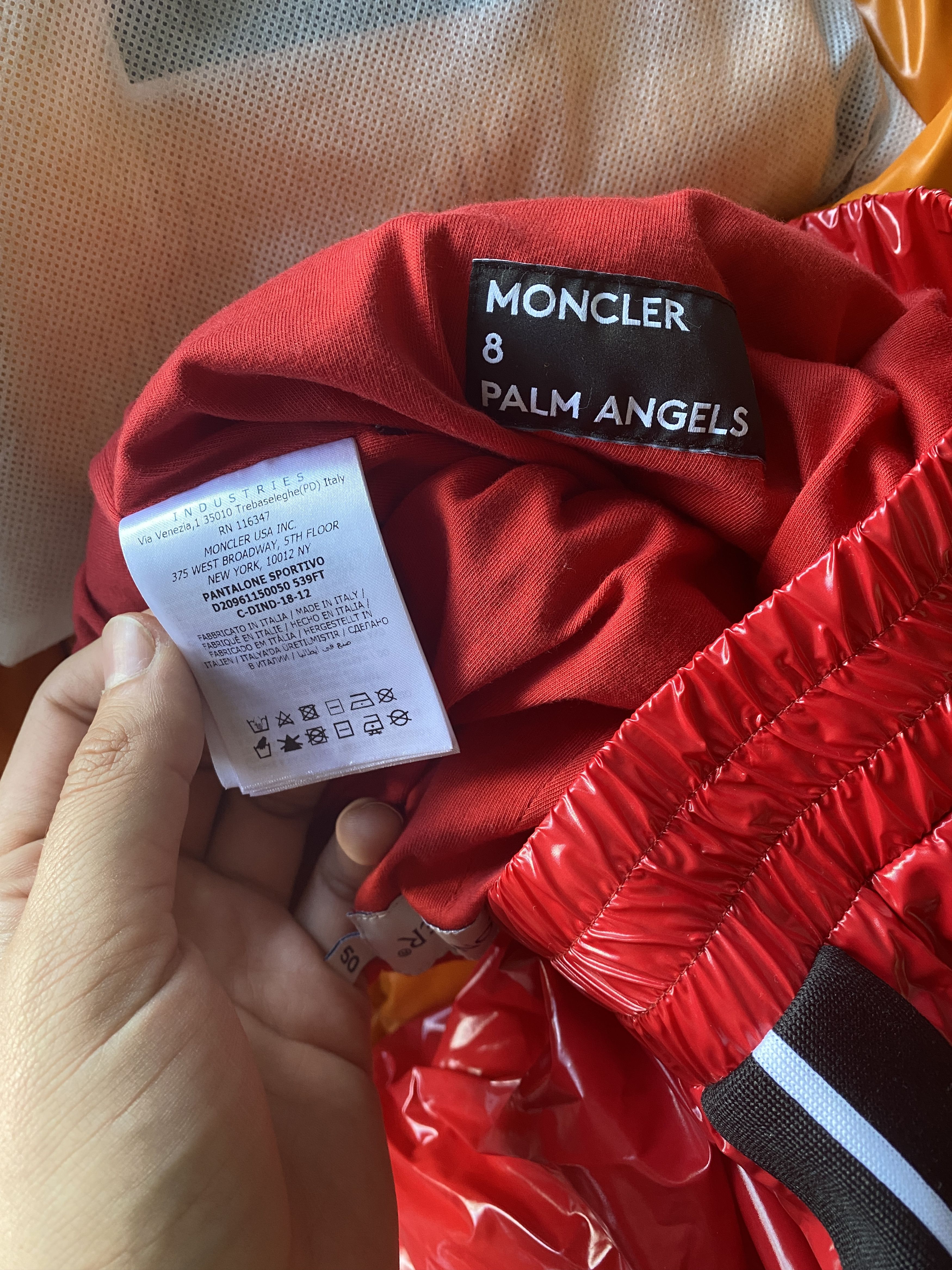 Moncler × Palm Angels 08 Moncler Genius x Palm Angels Red Trackpant Size US 34 / EU 50 - 5 Thumbnail