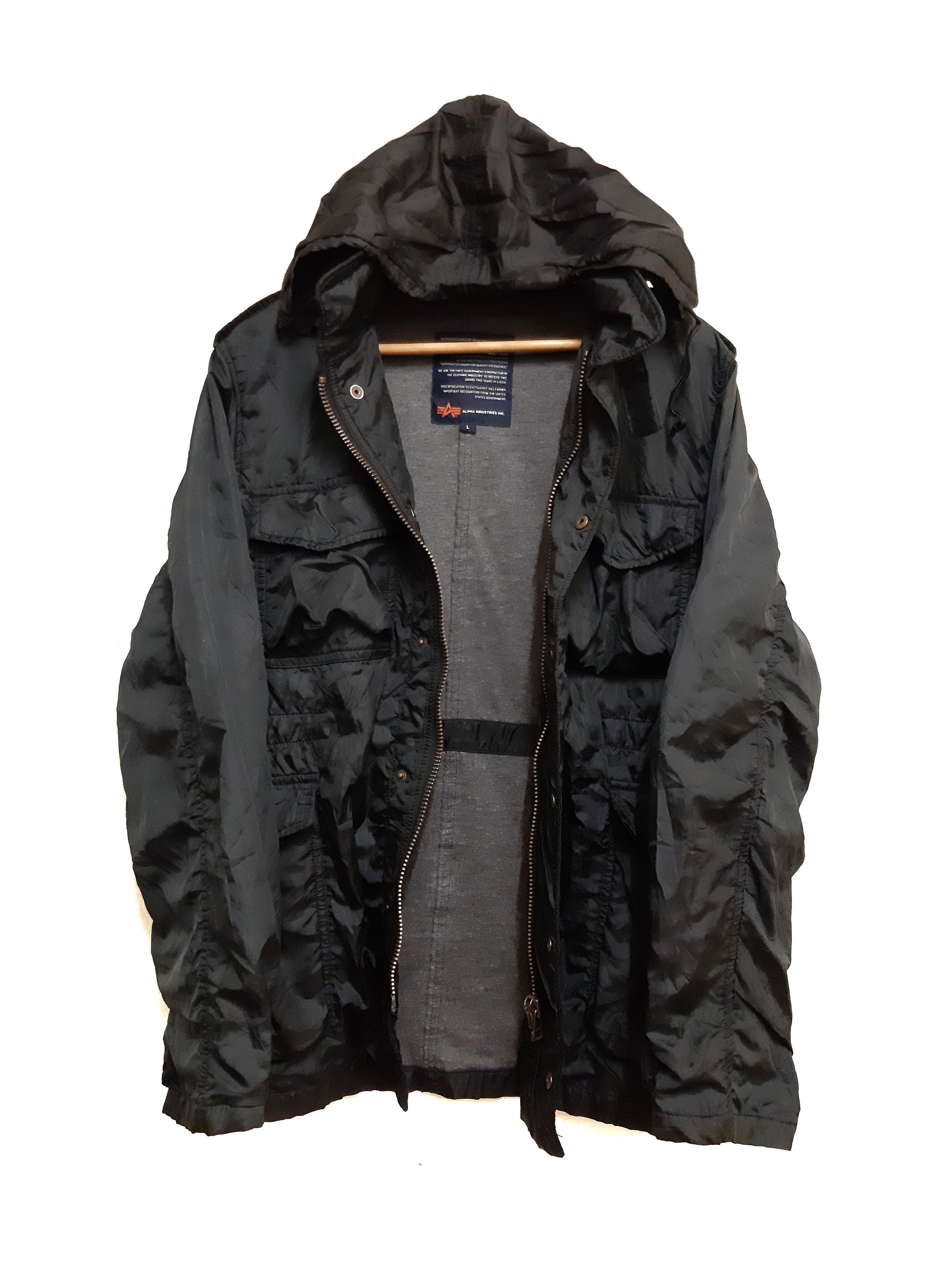 Alpha Industries Alpha Industries Militatry Black Jacket Hoodie Size US M / EU 48-50 / 2 - 1 Thumbnail