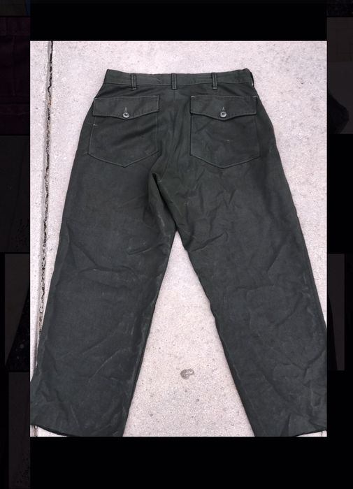 Military Vietnam era Military Surplus Paint Splatter Cropped Trousers