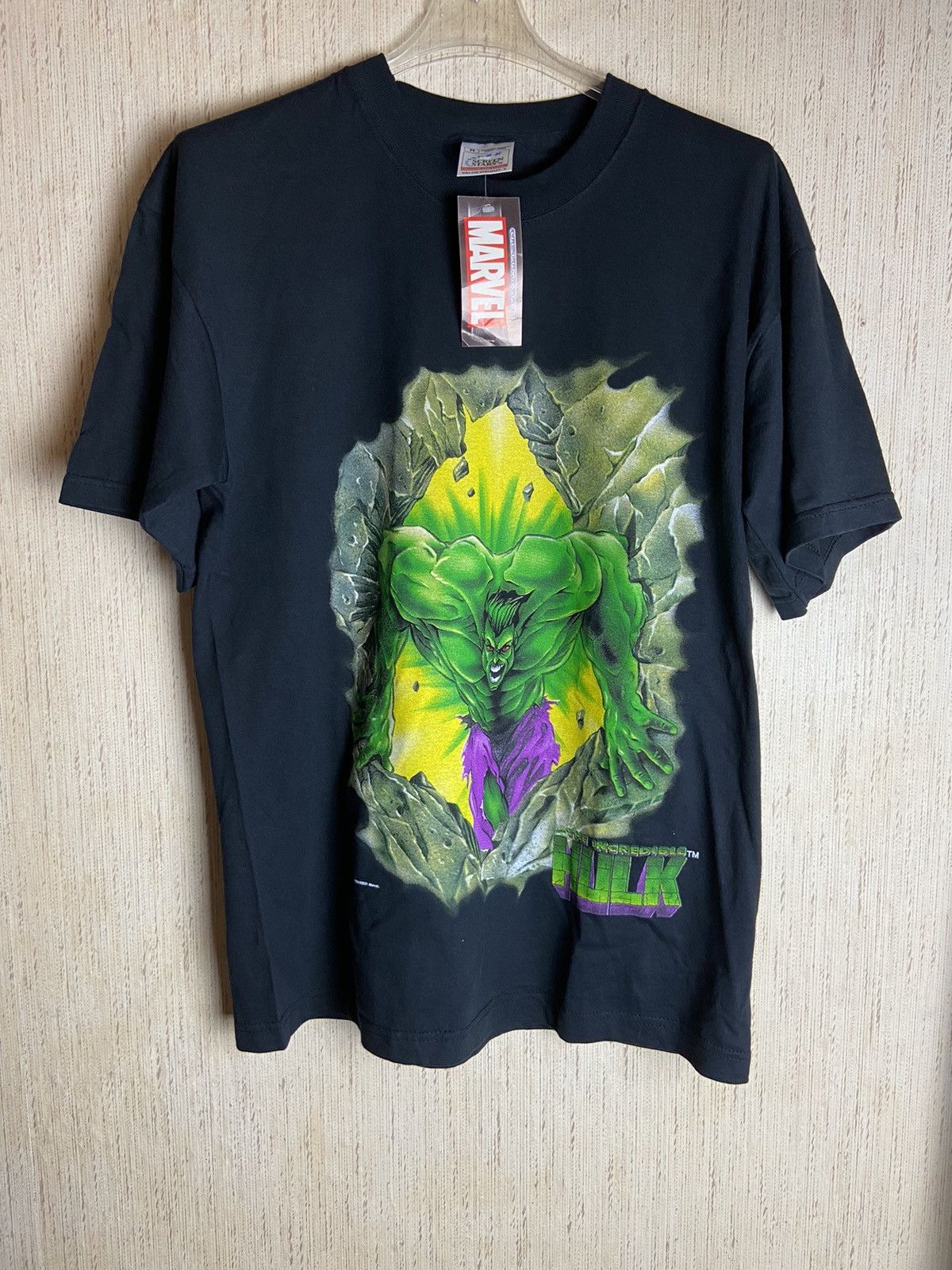 Vintage Marvel Hulk Tee Shirt 2001 Comic