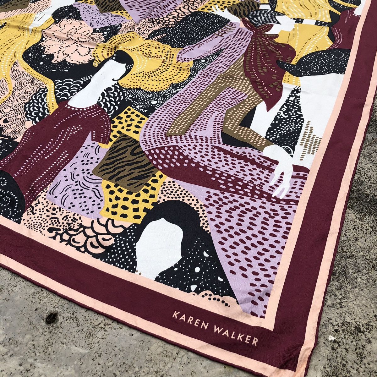 Karen Walker Karen Walker Art Design Scarf Grailed