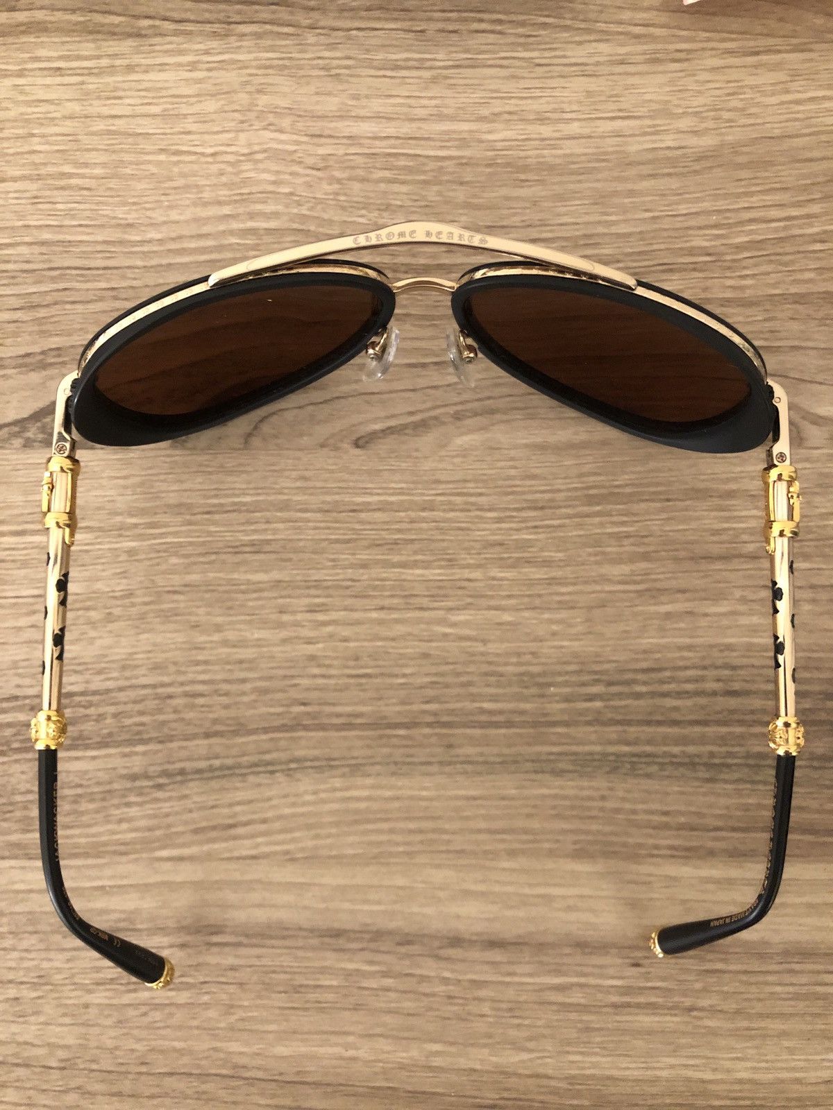 Chrome Hearts Jackwacker Custom 22k Gold Sunglasses Grailed