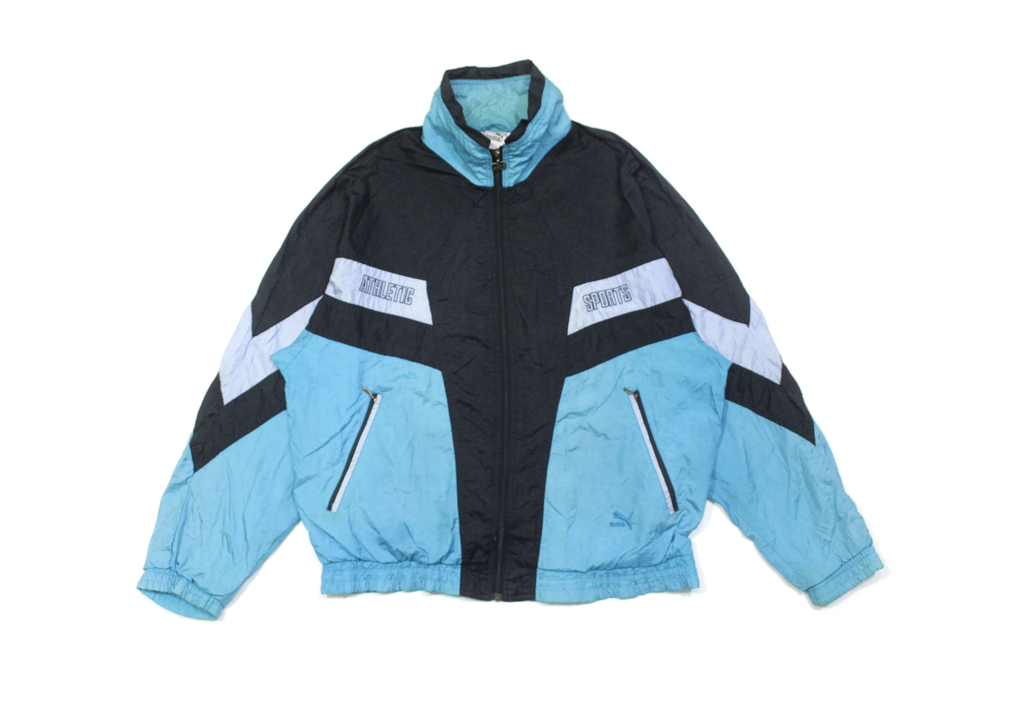 Puma Vintage Logo Nylon Light Jacket Size US M / EU 48-50 / 2 - 1 Thumbnail