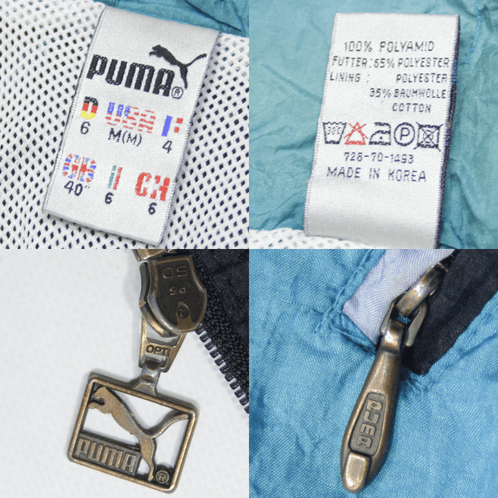 Puma Vintage Logo Nylon Light Jacket Size US M / EU 48-50 / 2 - 13 Thumbnail