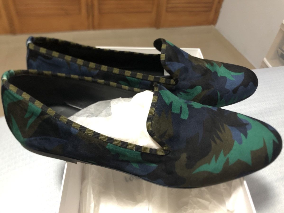 Tomas Maier Camo Palm Smoking slipper sz. 10 Tomas Maier Camo Palm Smoking slipper sz. 10 main image 4