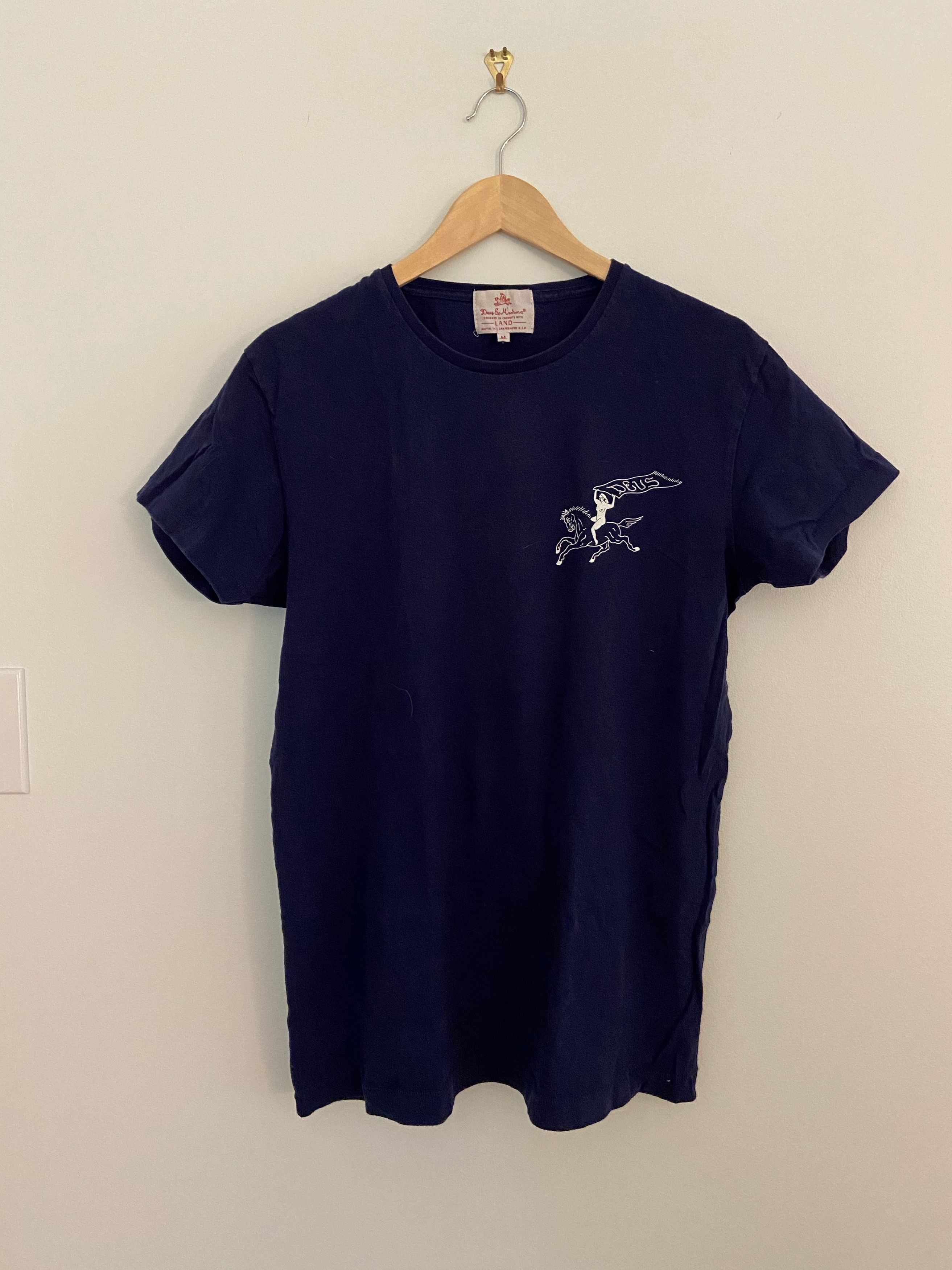 Dues ex machina Navy tee