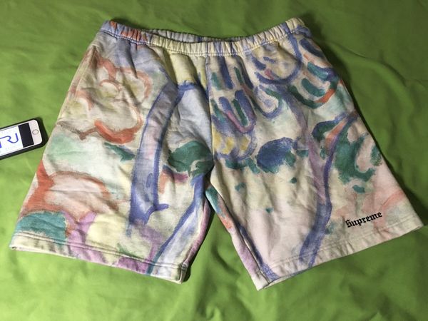 Supreme 2018 SUPREME LANDSCAPE SWEATSHORT SHORTS Pants Size Large