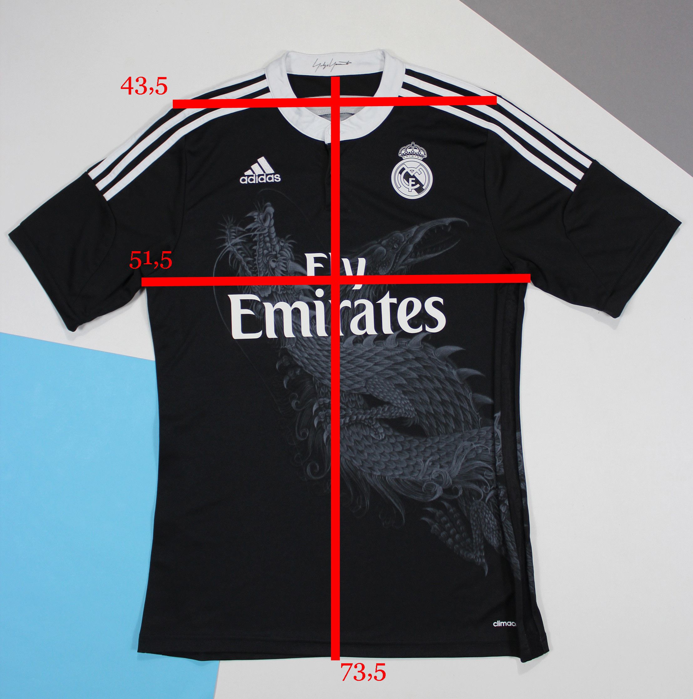 ウェア palace y-3 yohji yamamoto football shirt T-shirt Y-3 by Yohji Yamamoto Red size L International in