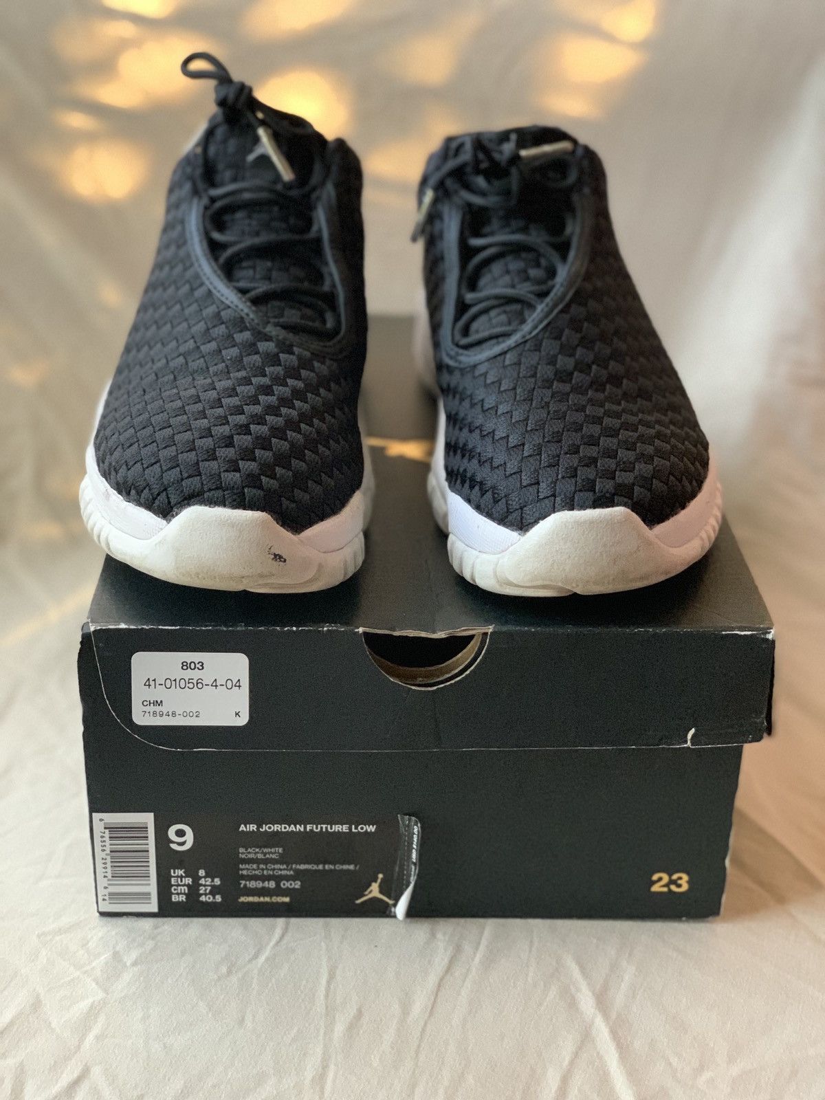 Jordan Future Low 2018 Black White