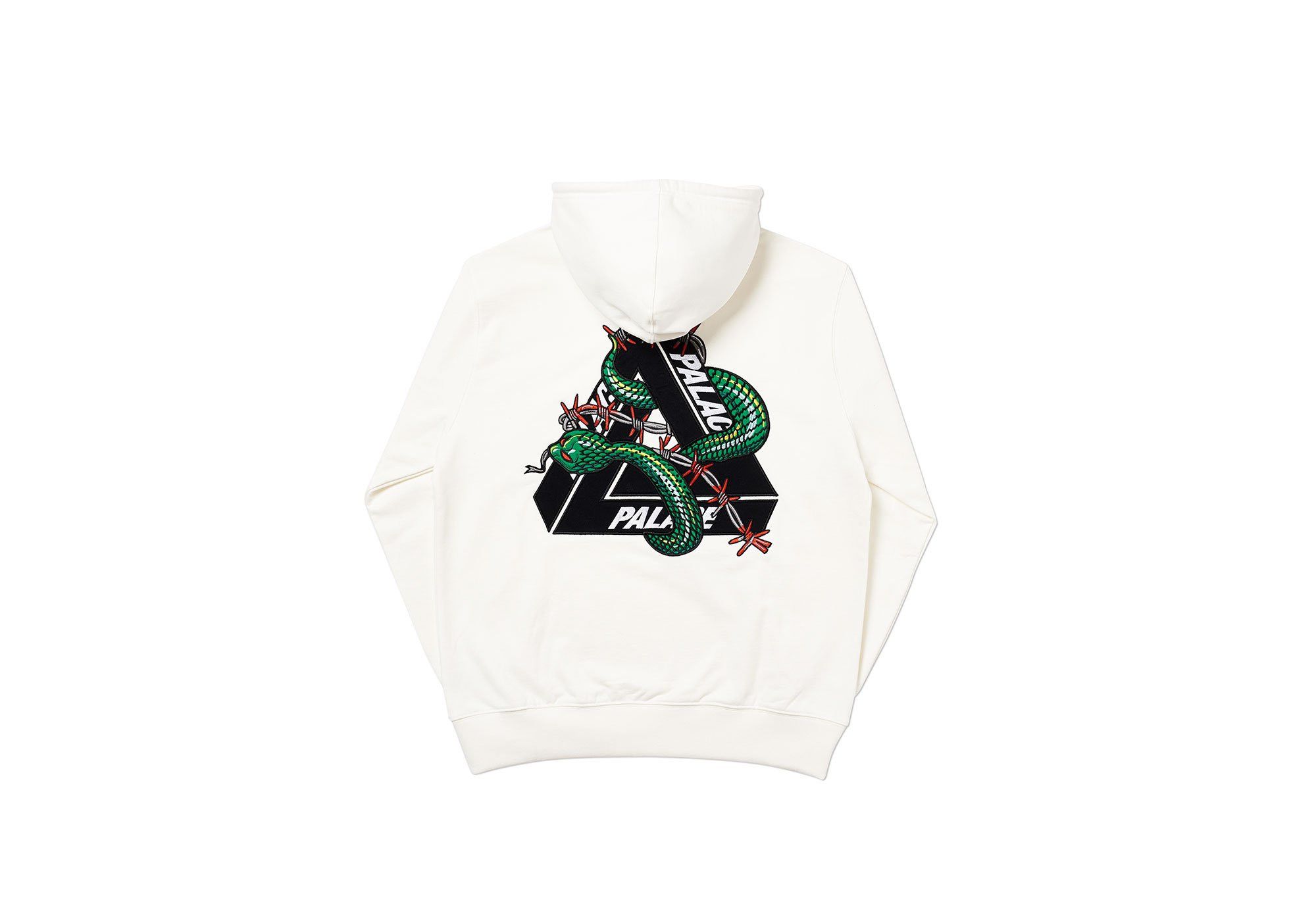 Palace hoodie store white