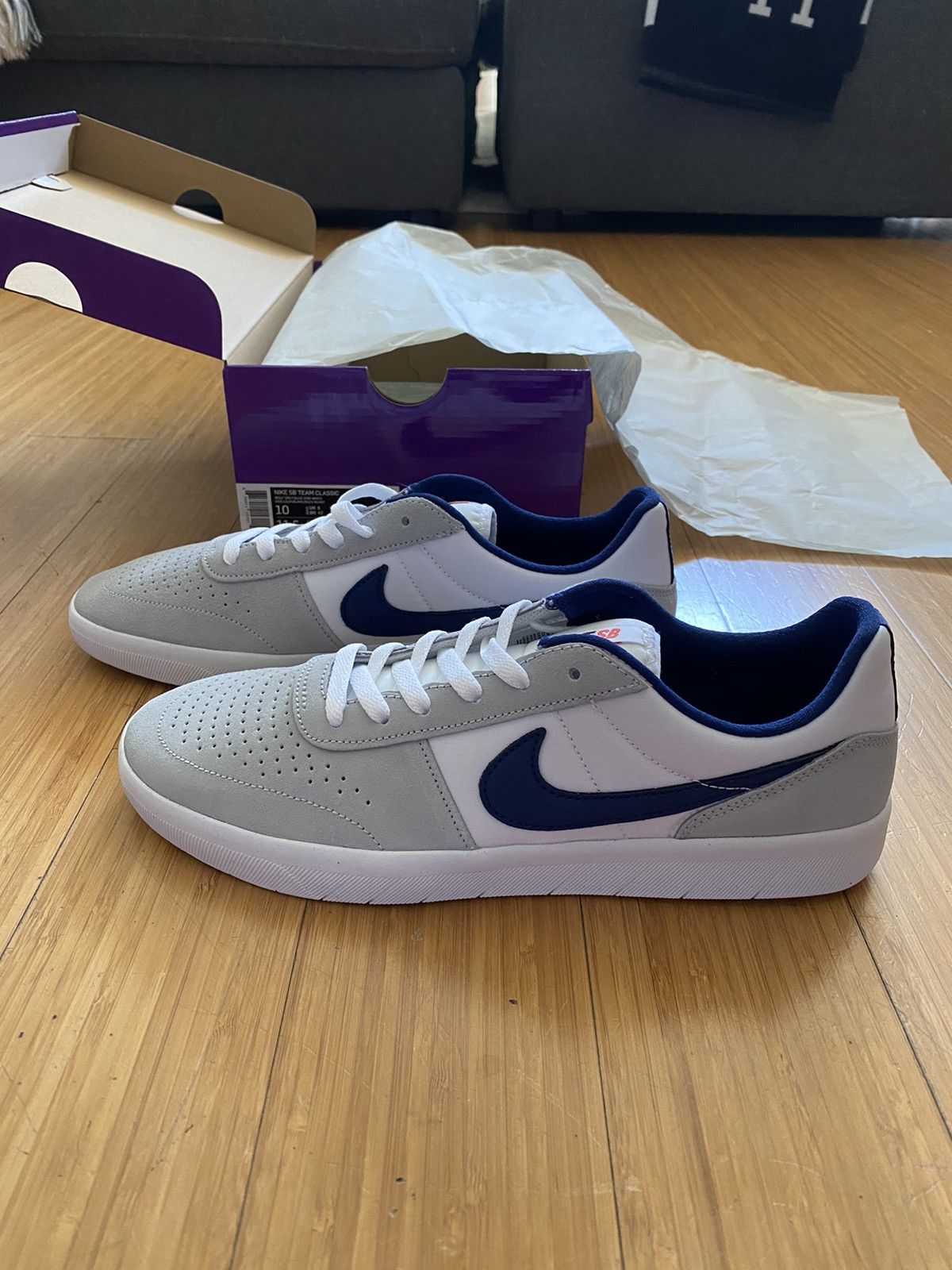 Nike Nike SB Team Classic Wolf Grey 10 Grailed