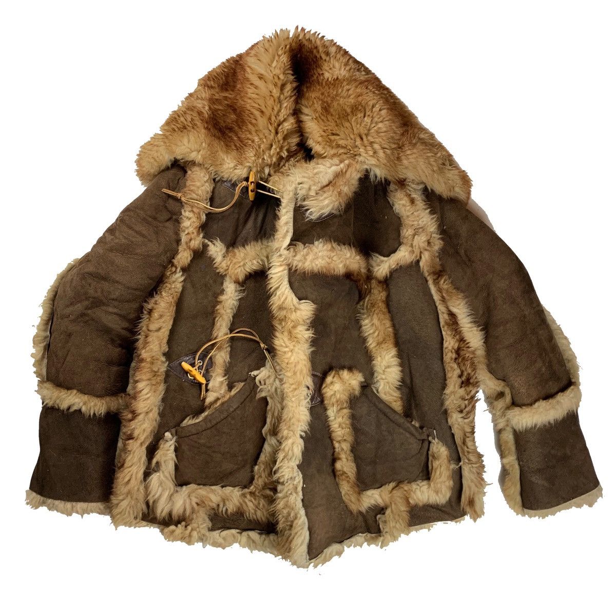 Schott mountain clearance man sheepskin coat