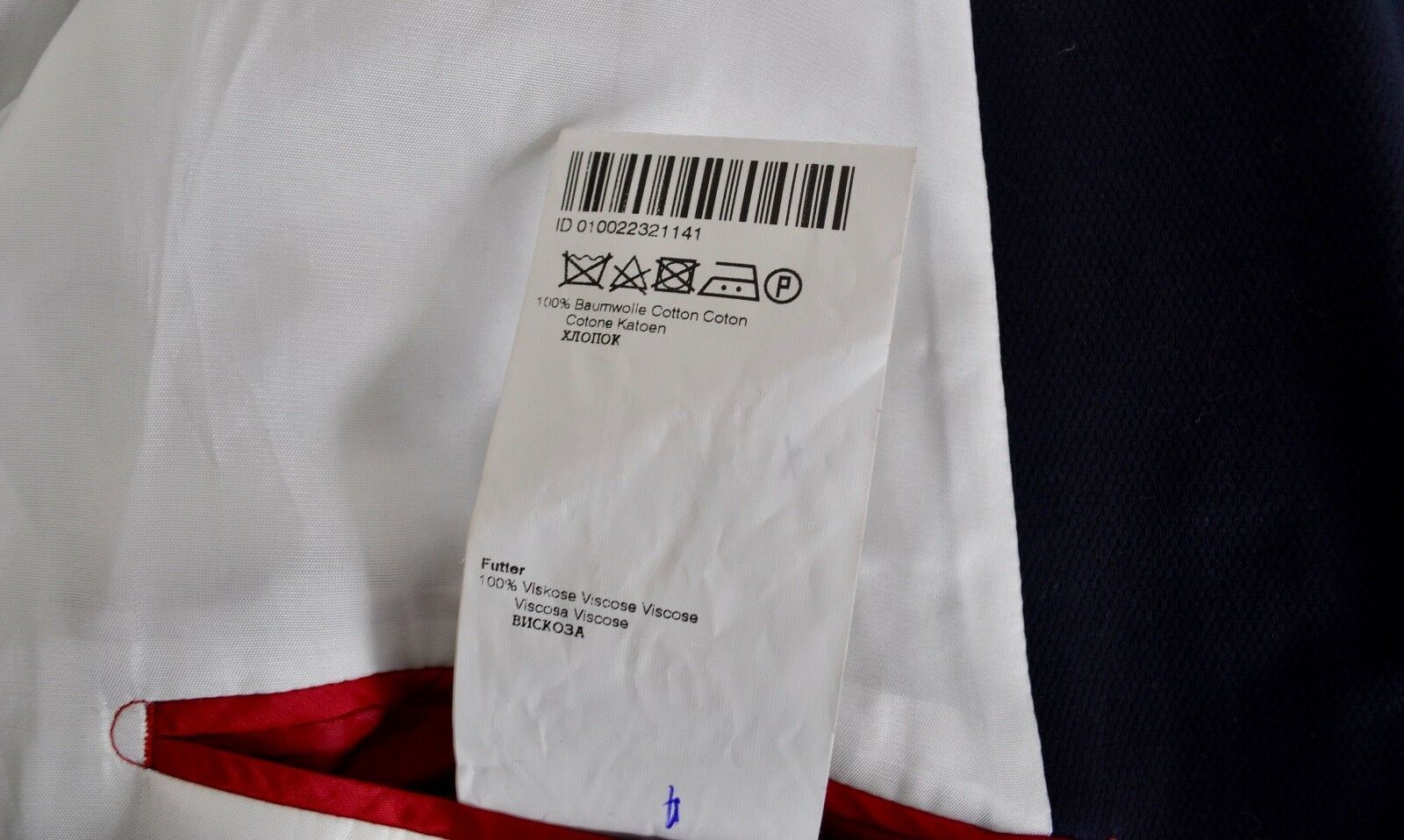 BENVENUTO. US 50 UK Cotton Summer Partly Lined Blazer Coat Jacket 60 EU Size 50R - 9 Thumbnail