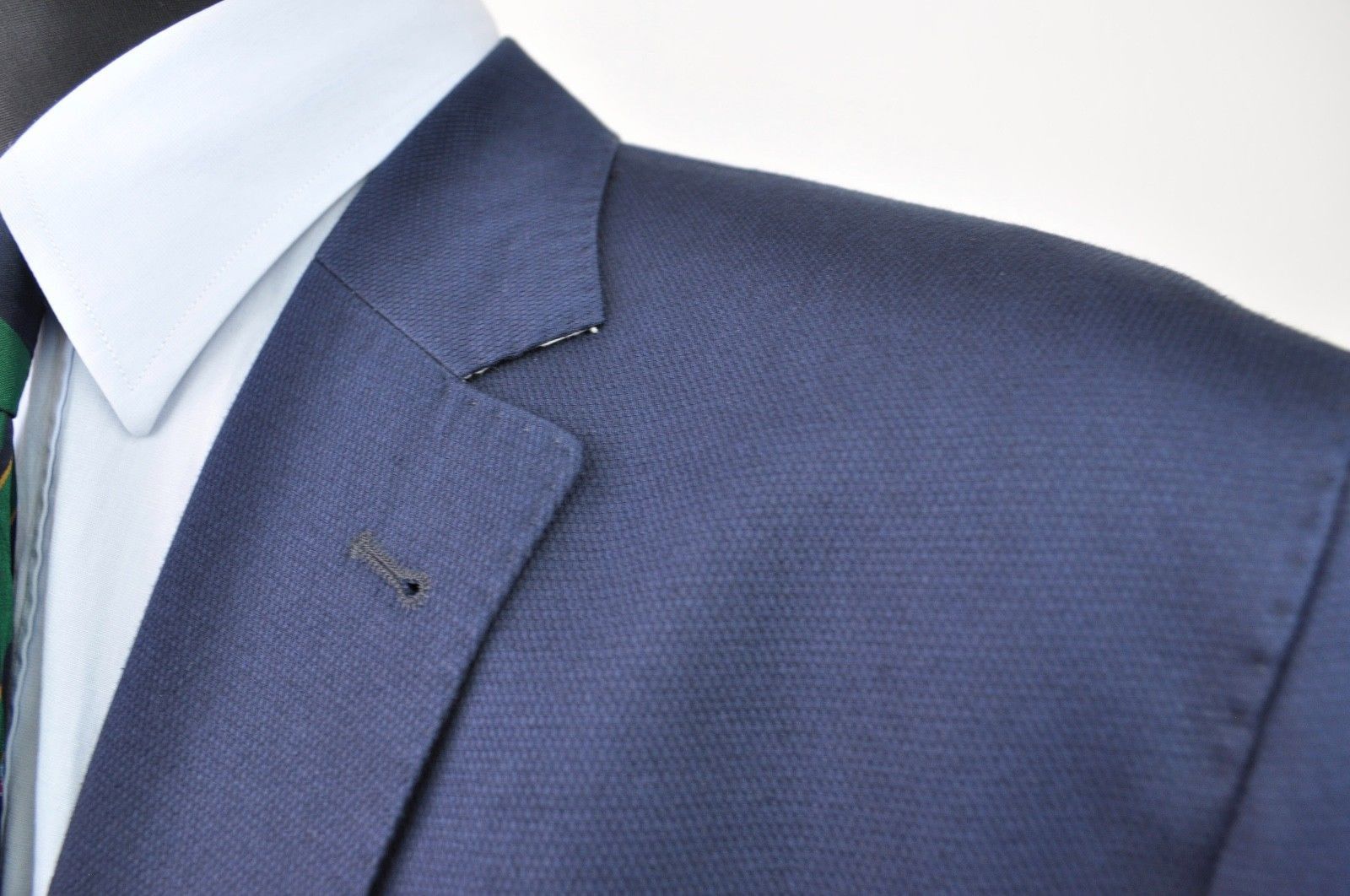 BENVENUTO. US 50 UK Cotton Summer Partly Lined Blazer Coat Jacket 60 EU Size 50R - 4 Thumbnail