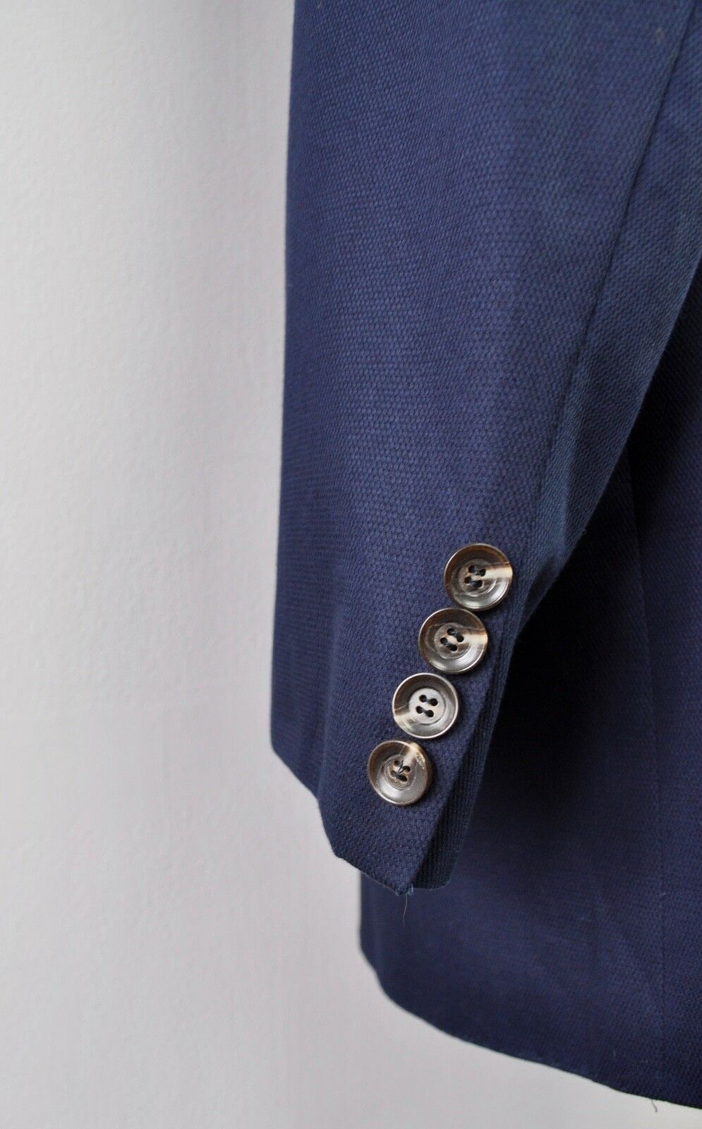 BENVENUTO. US 50 UK Cotton Summer Partly Lined Blazer Coat Jacket 60 EU Size 50R - 5 Thumbnail