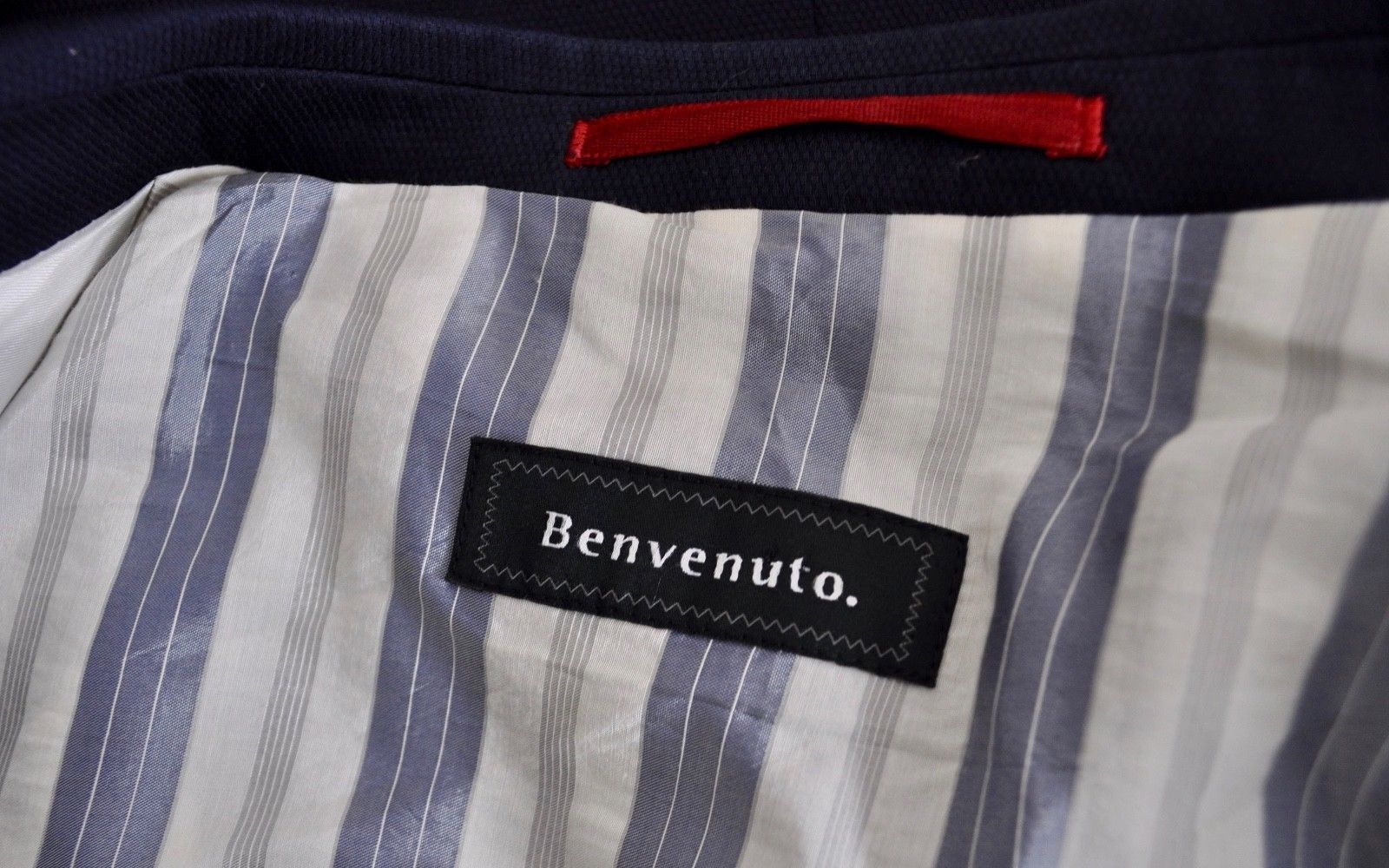 BENVENUTO. US 50 UK Cotton Summer Partly Lined Blazer Coat Jacket 60 EU Size 50R - 7 Thumbnail