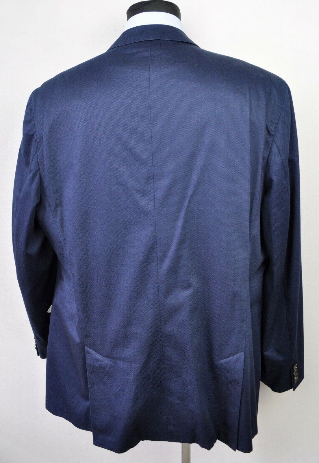 BENVENUTO. US 50 UK Cotton Summer Partly Lined Blazer Coat Jacket 60 EU Size 50R - 6 Thumbnail