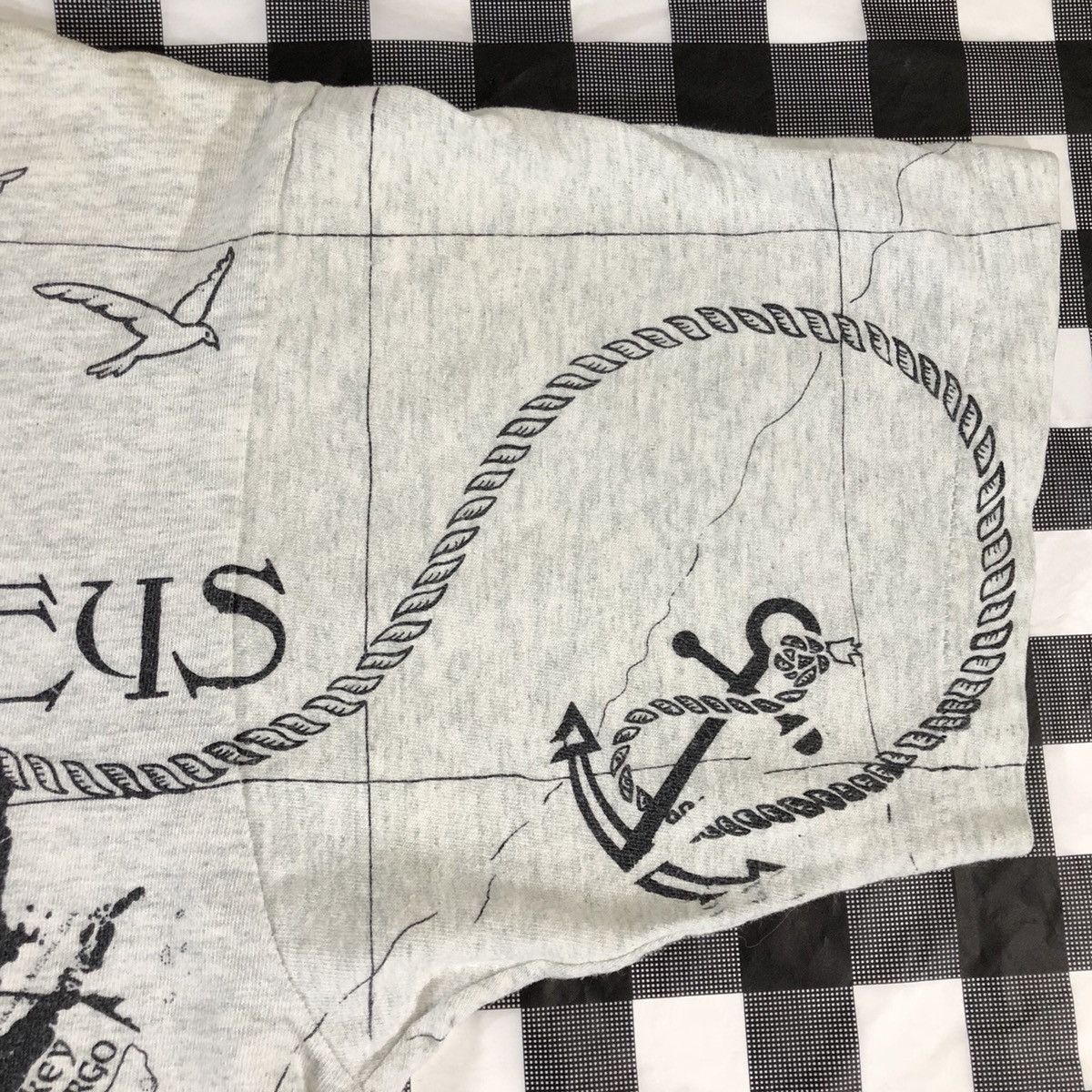 Fruit Of The Loom × Vintage Pirates Florida Keys Treasure Map All Over Print Vintage T Size US L / EU 52-54 / 3 - 7 Thumbnail