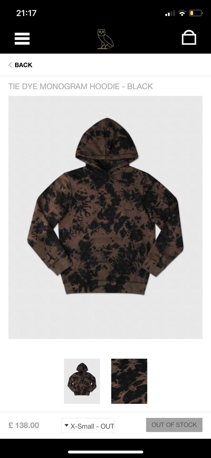 Octobers Very Own OVO TIE DYE MONOGRAM HOODIE | Grailed