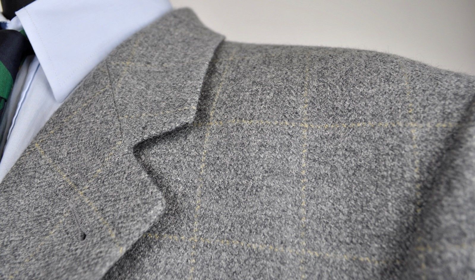 Designer EDUARD DRESSLER Checked Blazer Wool Tartan County Jacket Size 46R - 2 Thumbnail