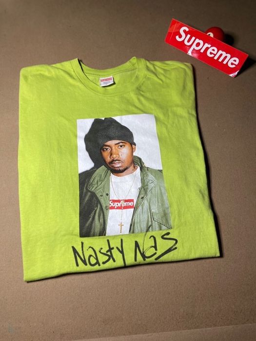 Supreme nasty nas tee hot sale