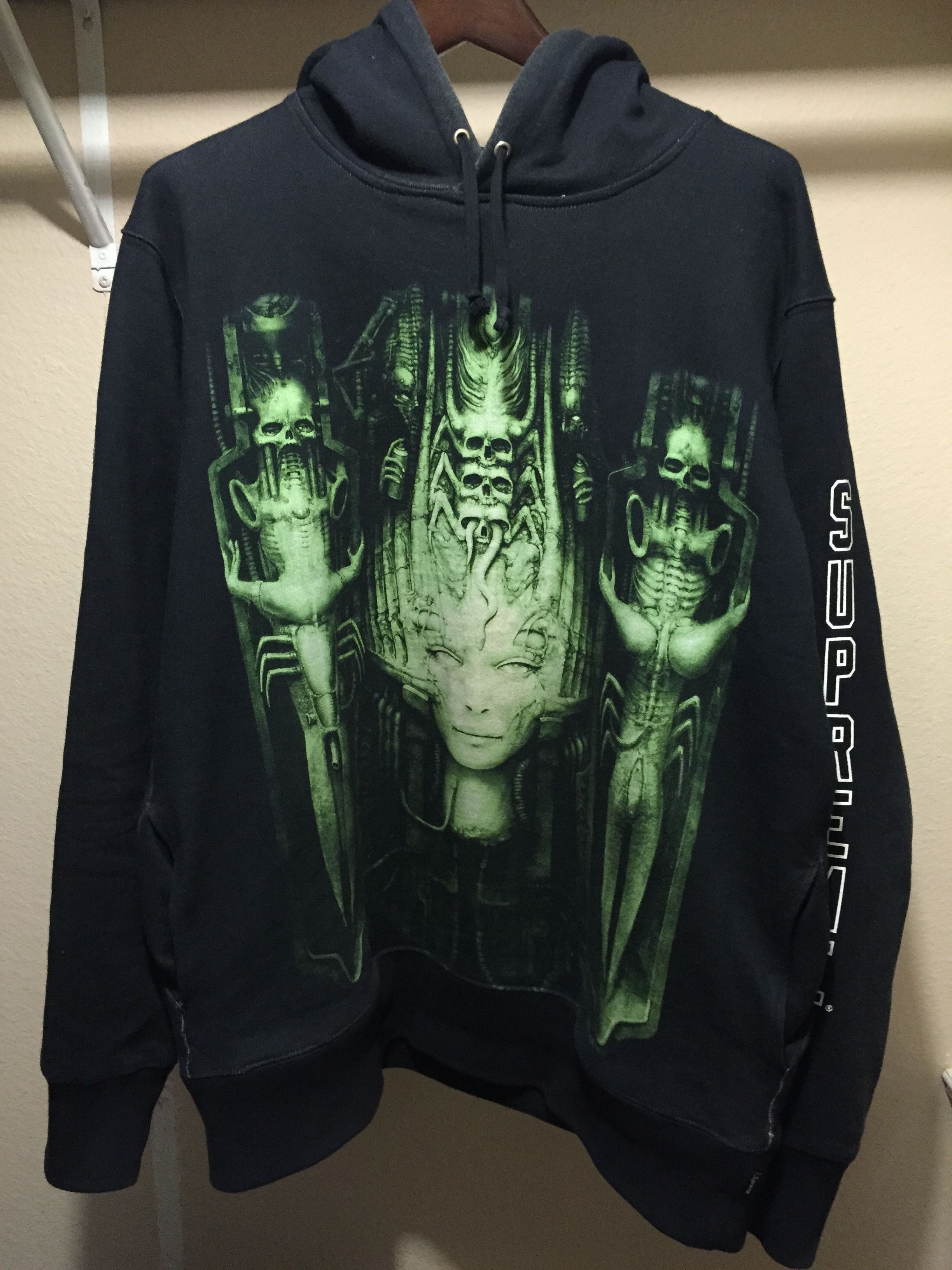 Supreme Supreme H.R. Giger Hoodie | Grailed