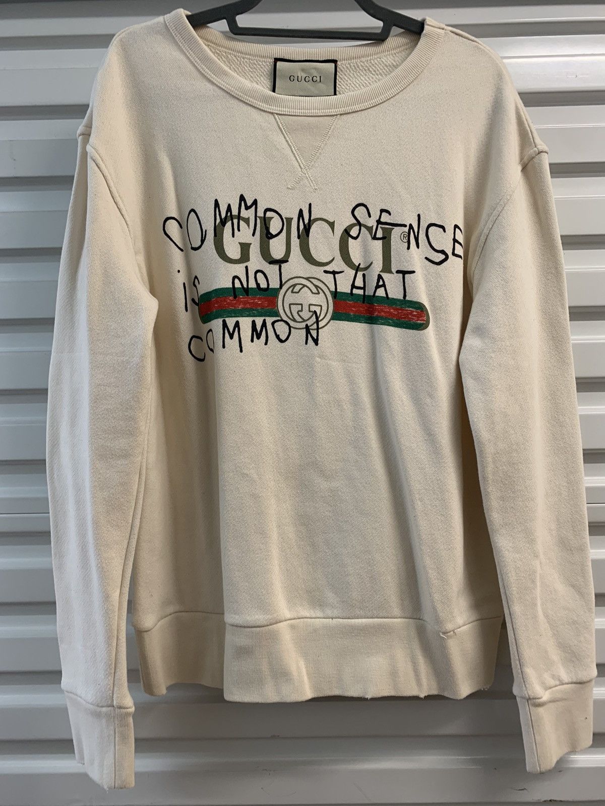 Gucci common hot sale sense sweatshirt