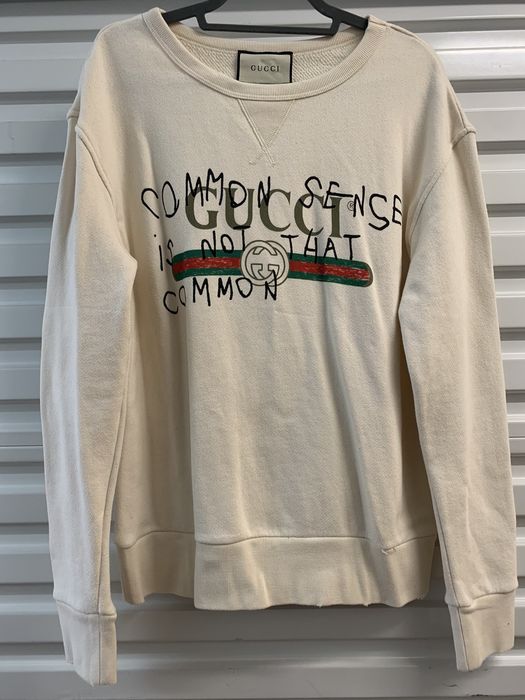 Gucci common sense outlet sweatshirt