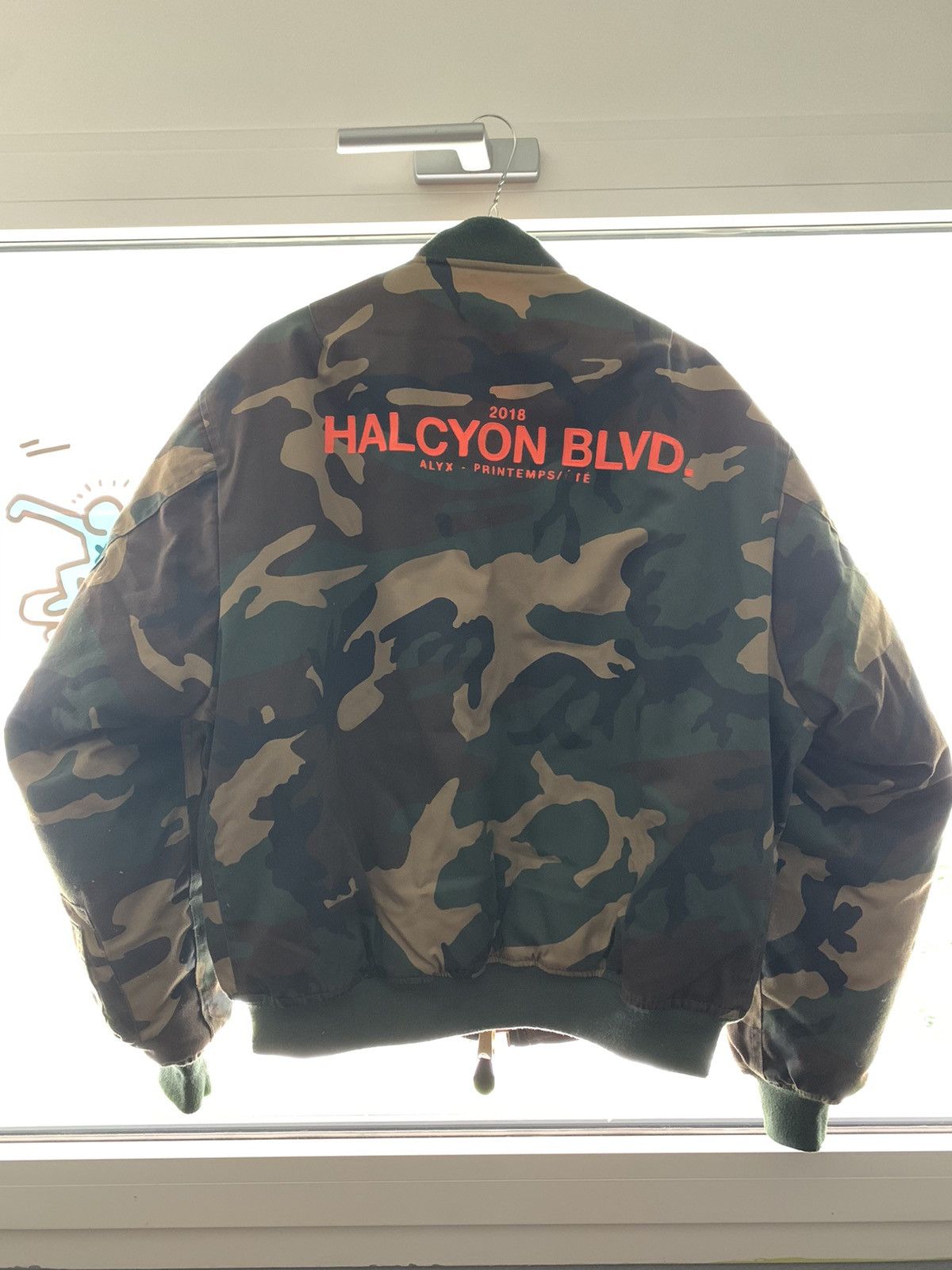 Alyx SS18 ALYX SS18 Halcyon Blvd MA-1 pilot bomber jacket