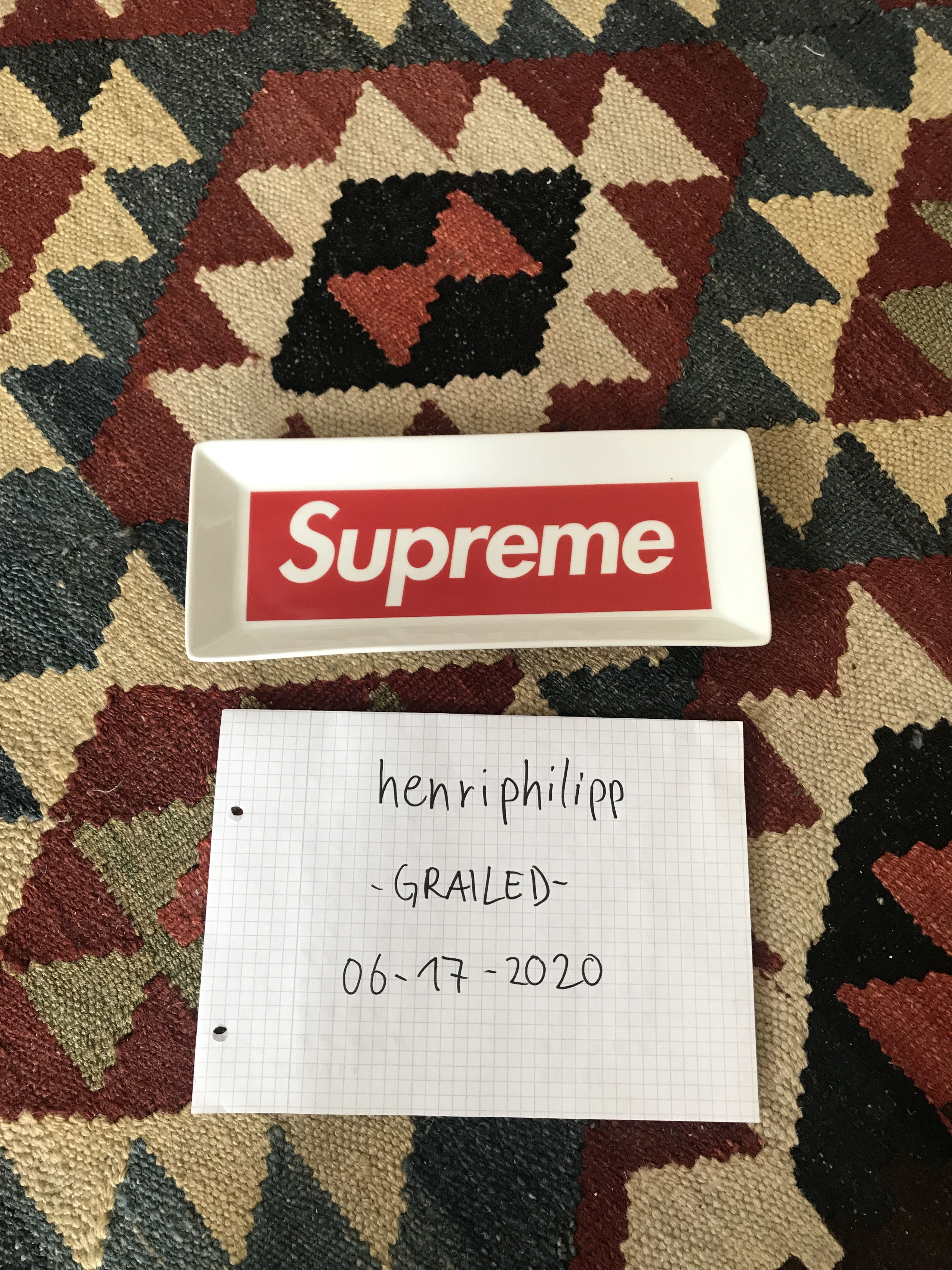 Supreme Supreme Box Logo Ceramic Tray | Grailed