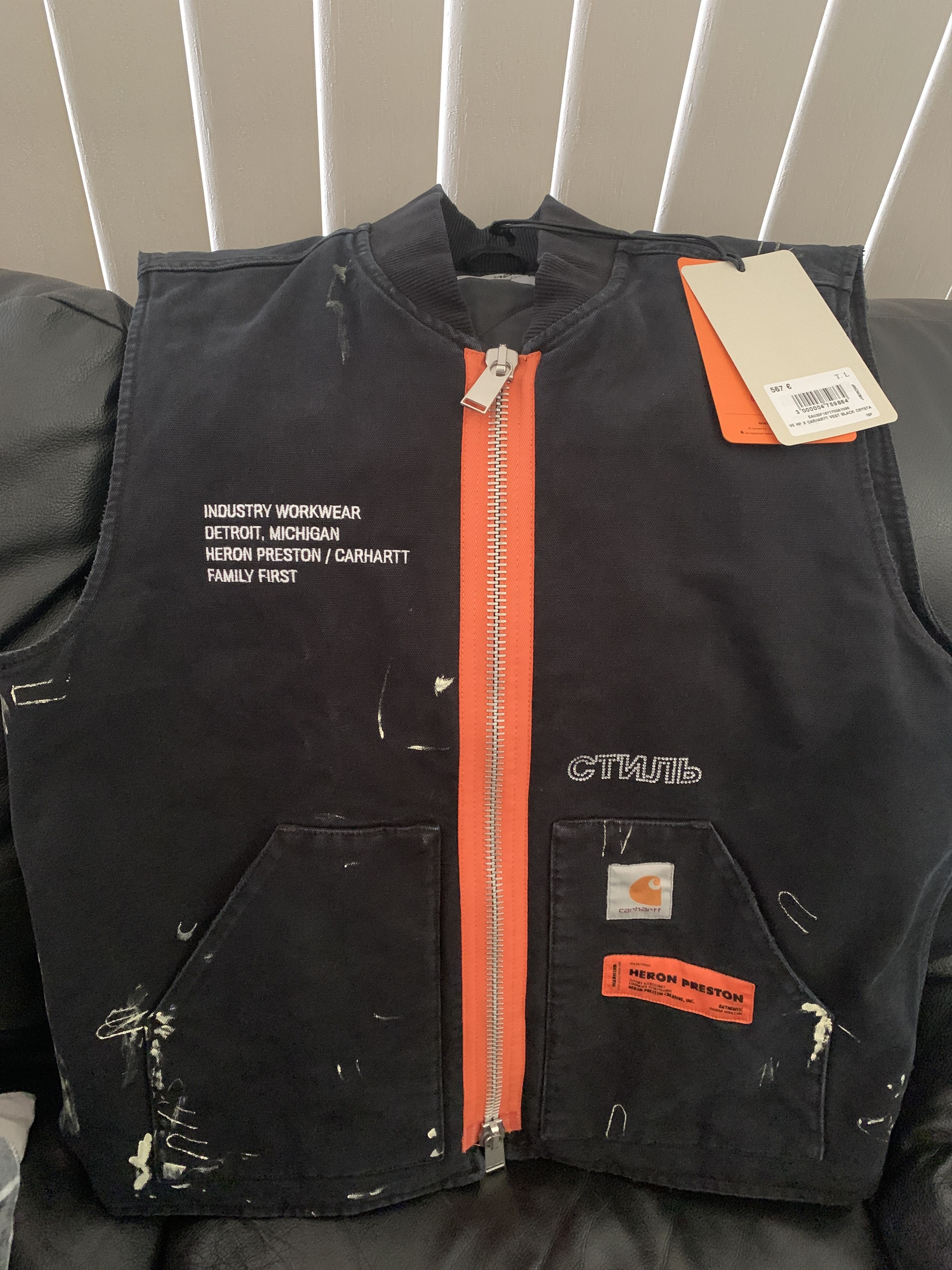 Heron preston hotsell carhartt vest