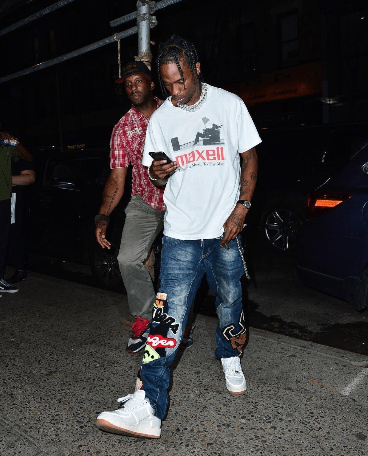 Band Tees × Hype × Vintage Vintage 1990 Maxell t-shirt seen on Travis Scott  tees | Grailed