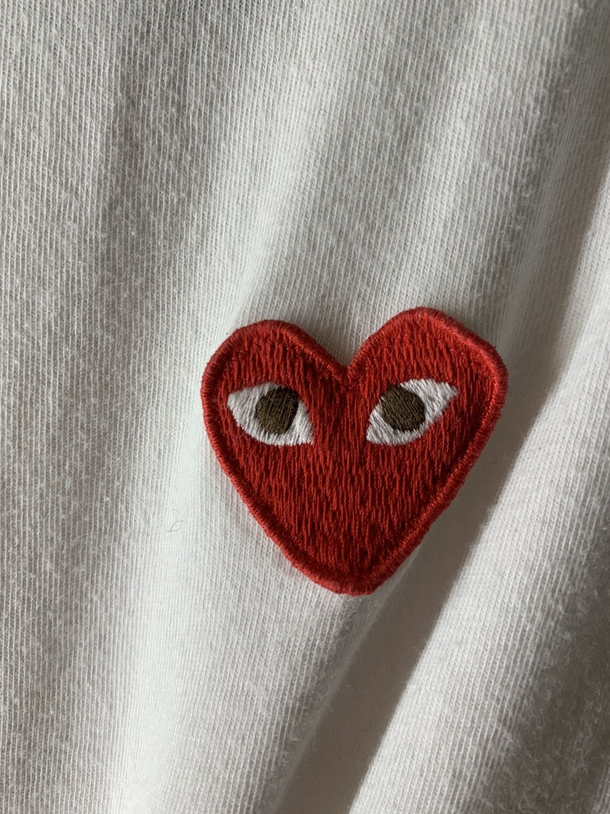 Comme des Garcons PLAY CDG Play Classic White Tee Size US L / EU 52-54 / 3 - 2 Thumbnail