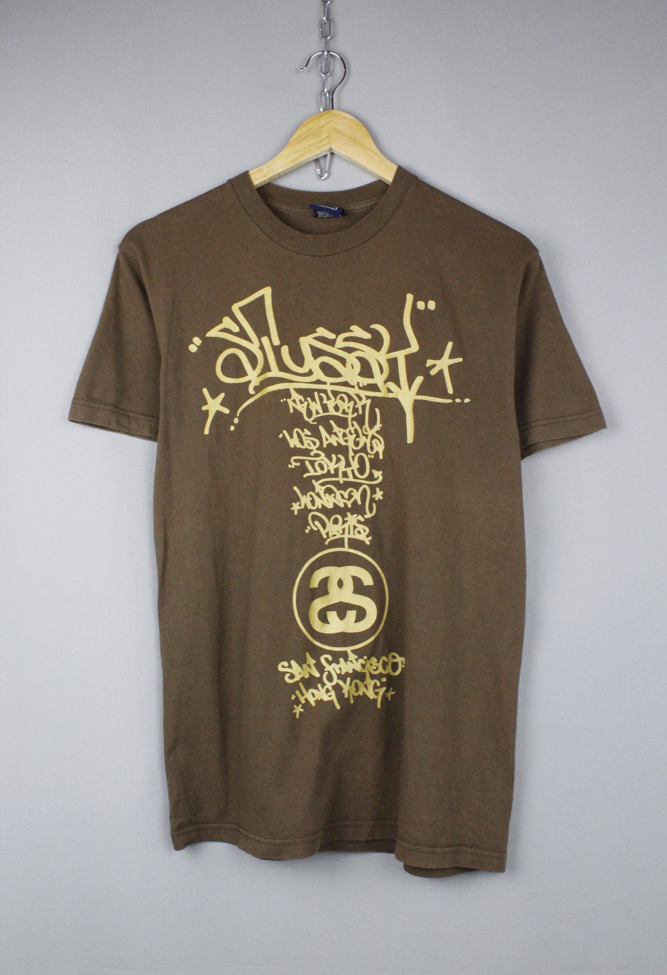 トップス Vintage stussy Vintage Stussy Paint Splatter World Tour Sweater Crewneck