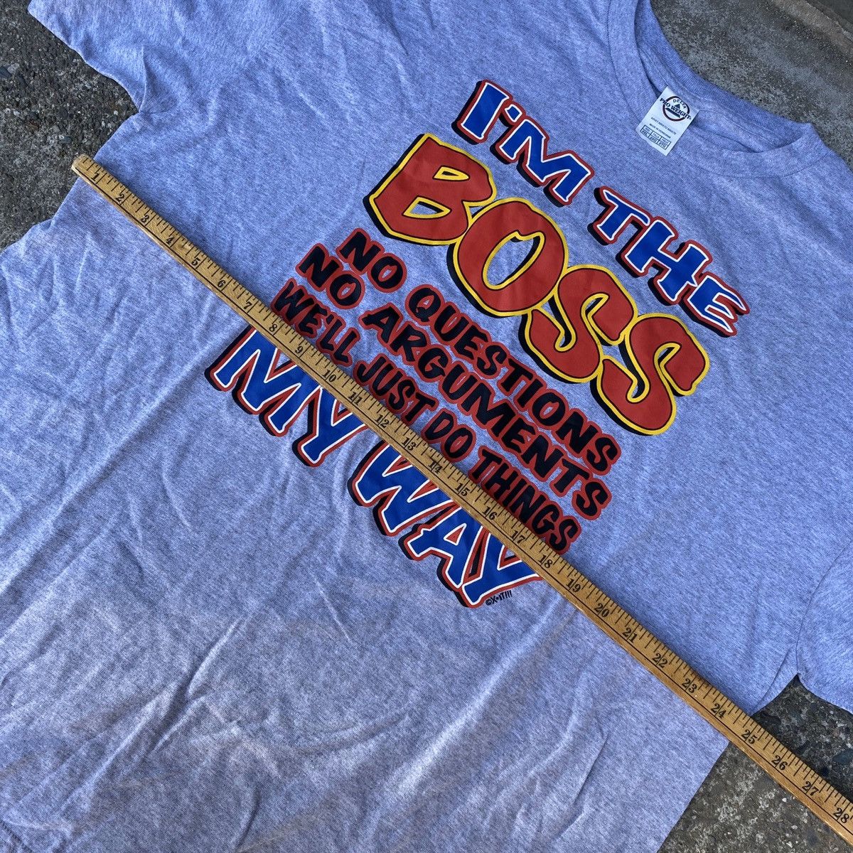 Vintage VINTAGE IM THE BOSS FUNNY IRONIC T SHIRT USA DELTA Y2K 90s Size US XXL / EU 58 / 5 - 2 Preview