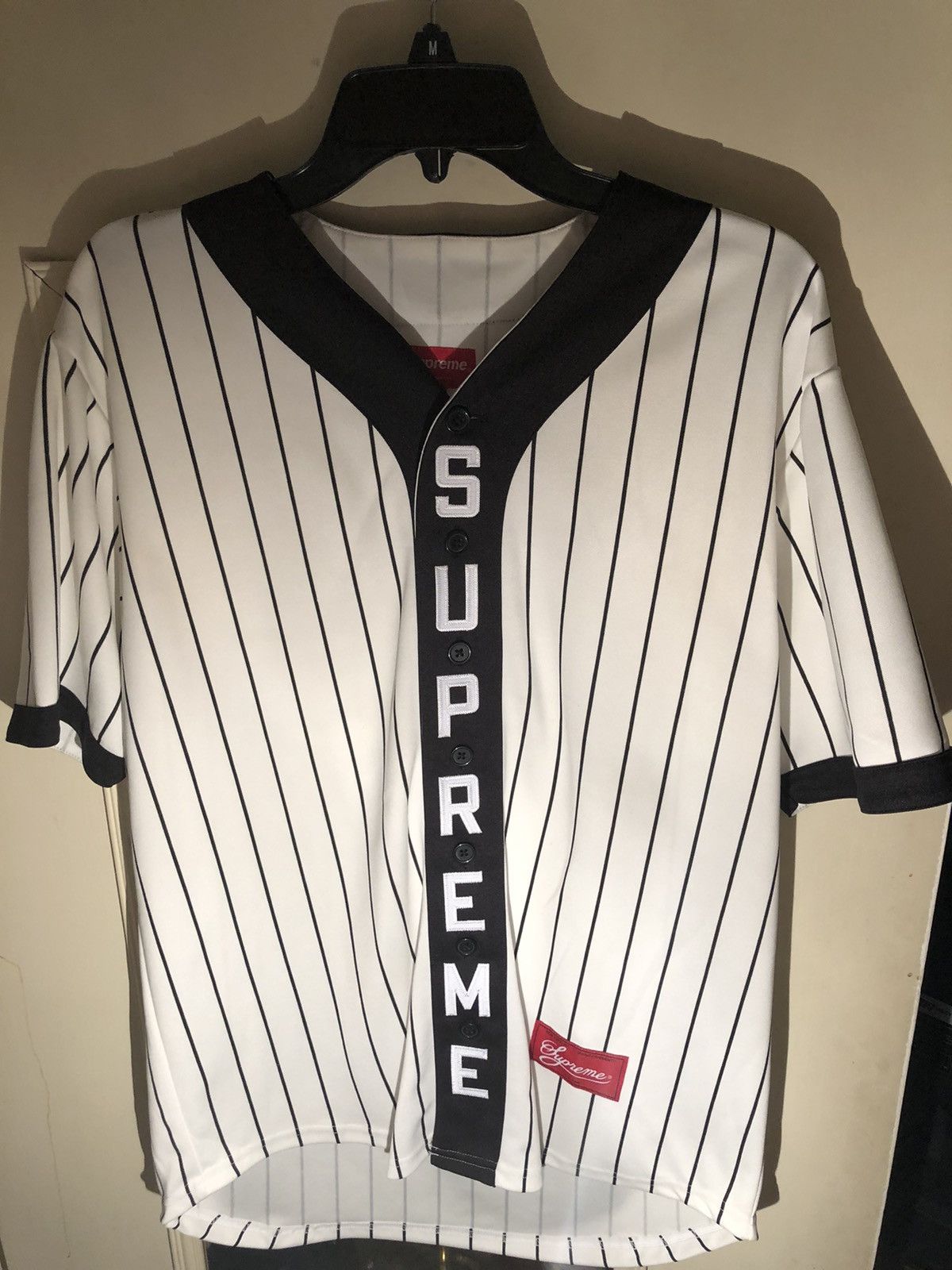Supreme Supreme Vertical Logo Jersey | Grailed Supreme Vertical Logo Baseball Jersey