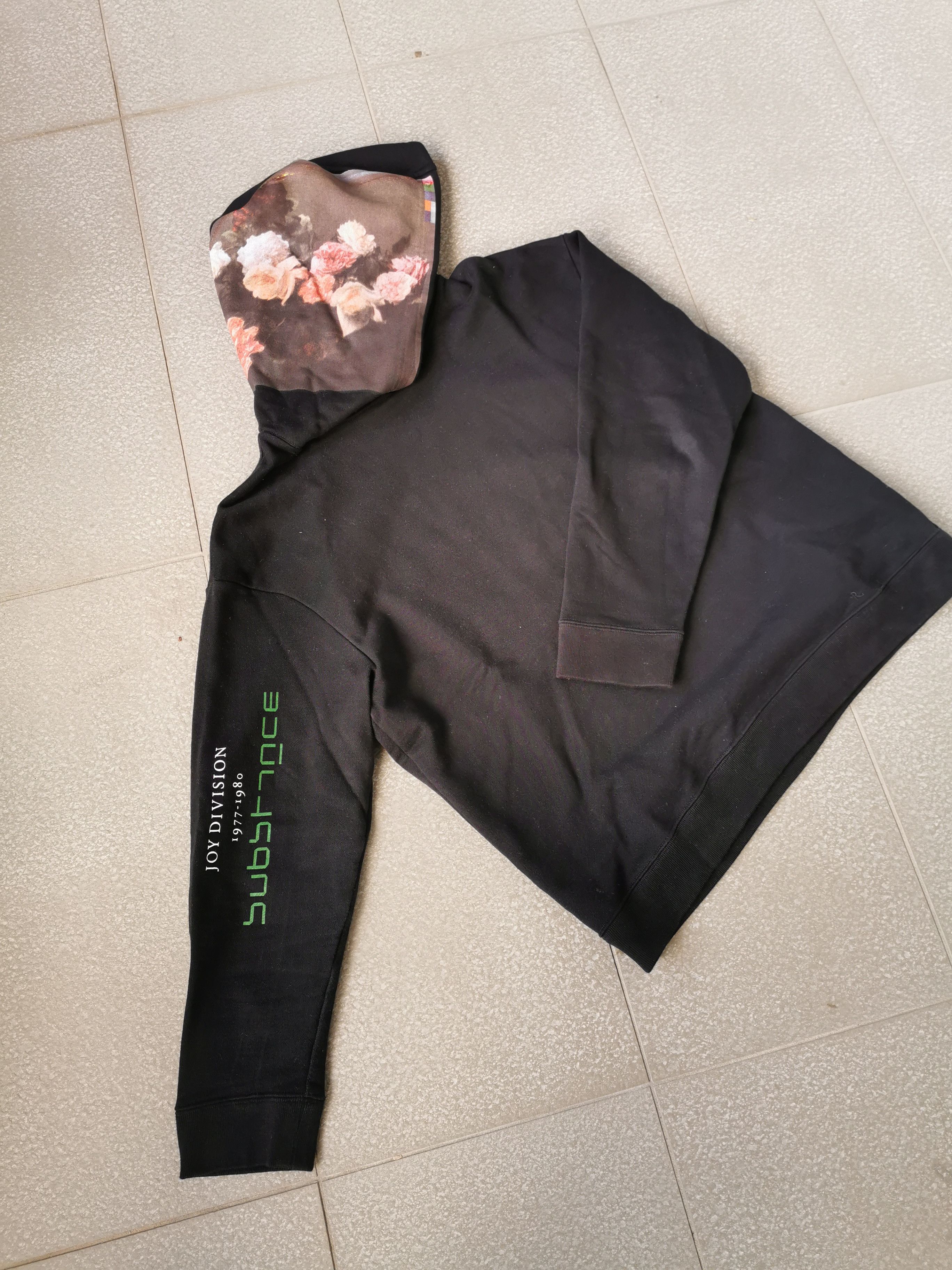 Raf Simons Raf Simons SS18 Joy Division Floral Hoodie | Grailed
