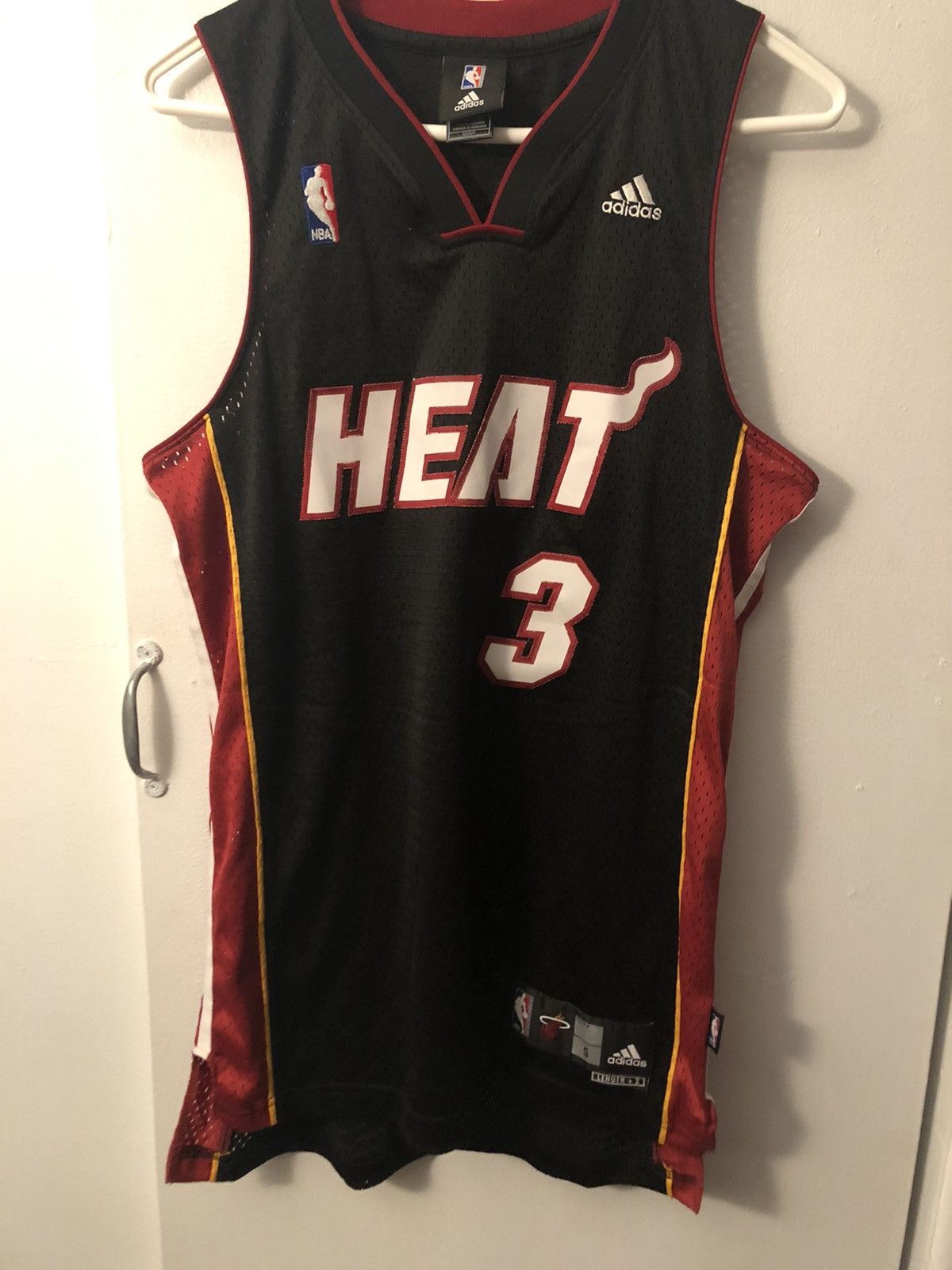 Vintage Adidas Miami Heat Dwayne Wade Jersey 🔥 🏀 Sz Small