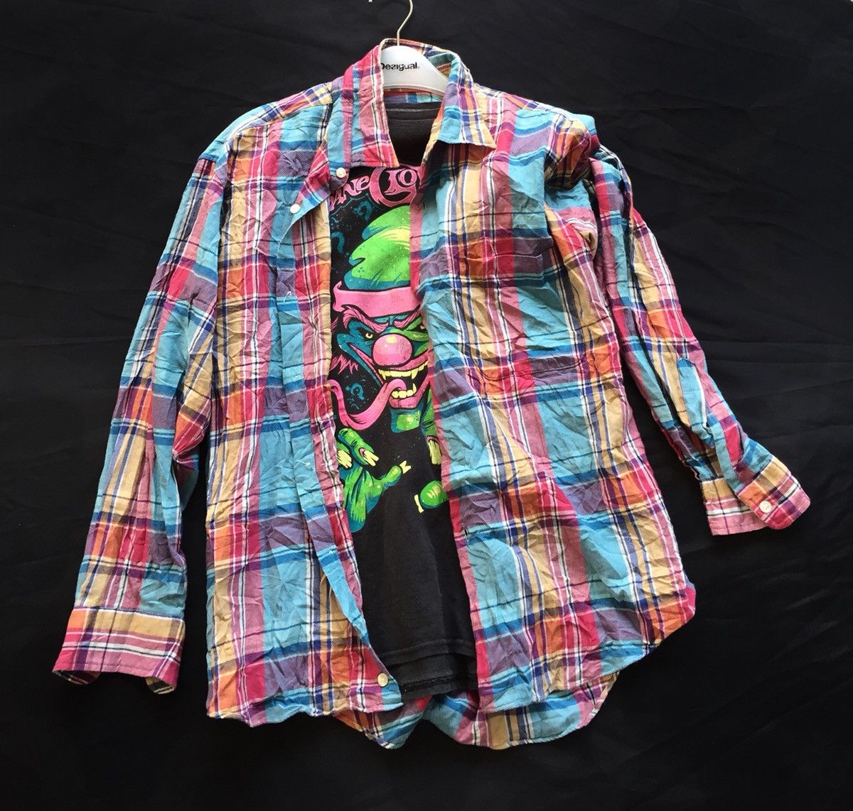 Vintage 90s Travis Scott Style Streetwear Flannel