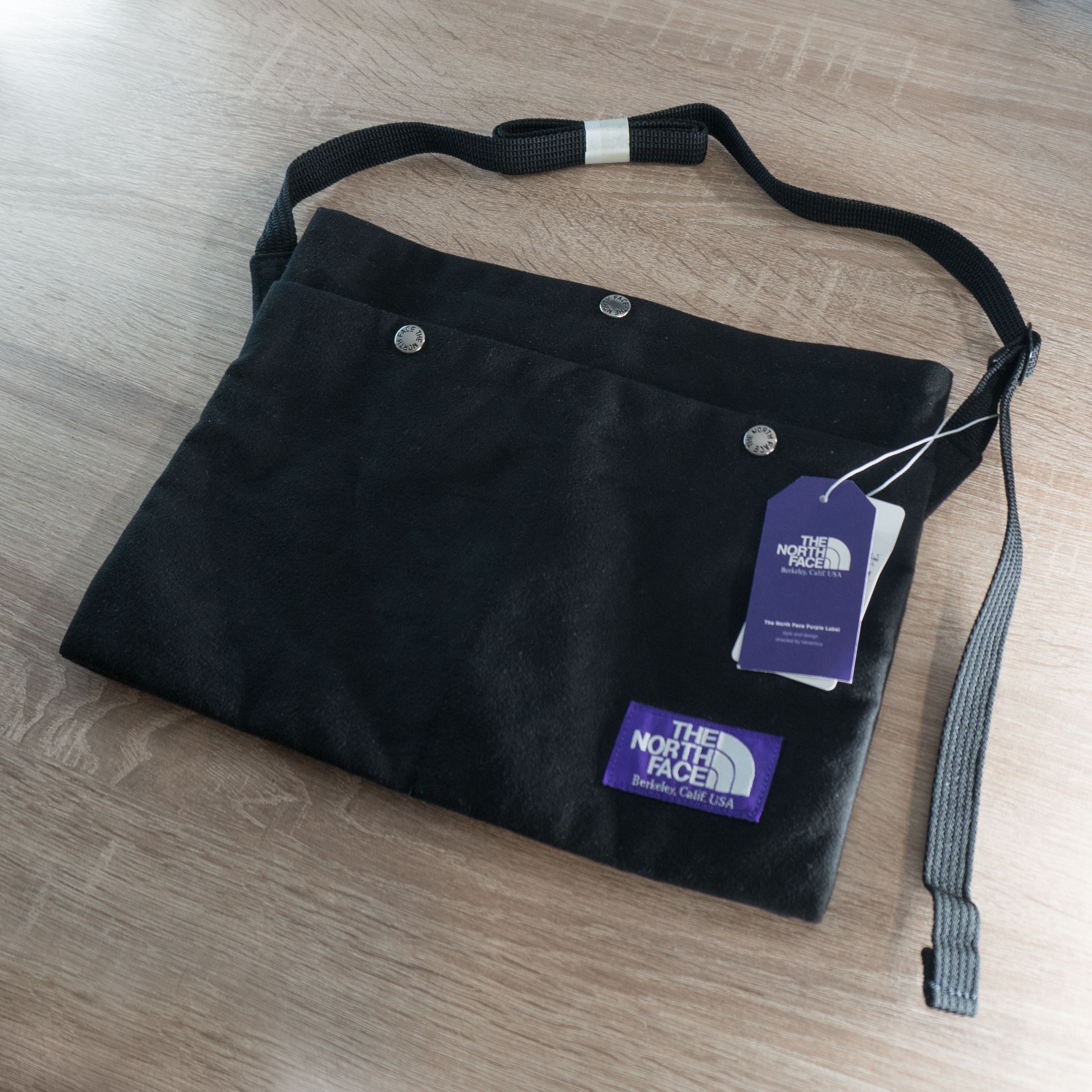 The north face purple hotsell label corduroy shoulder bag