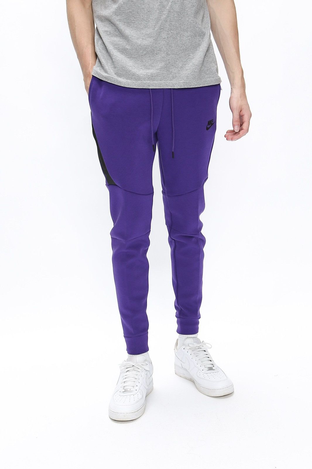 Purple tech fleece pants hotsell