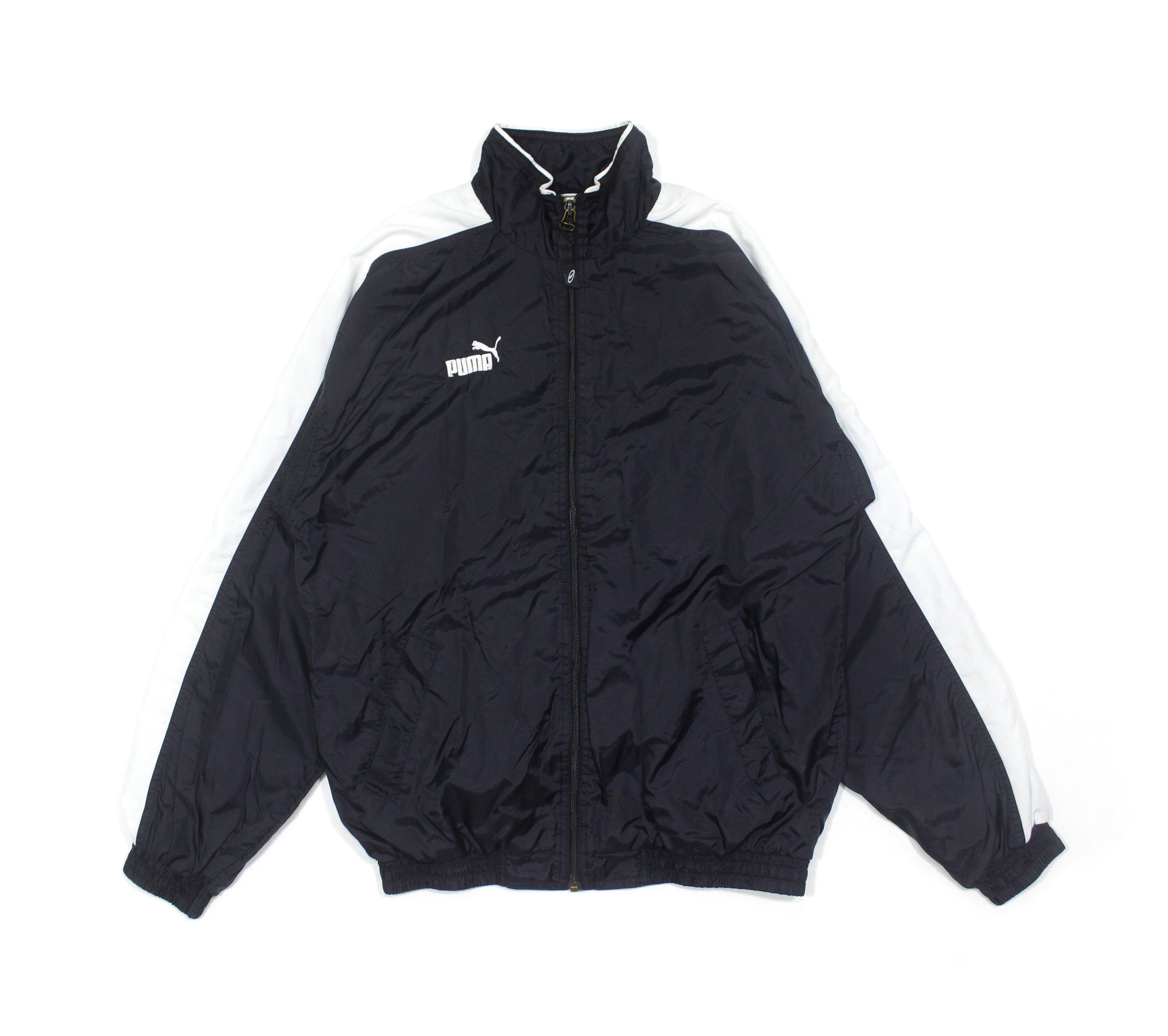 Puma 90S Vintage Logo Nylon Jacket Size US S / EU 44-46 / 1 - 1 Thumbnail
