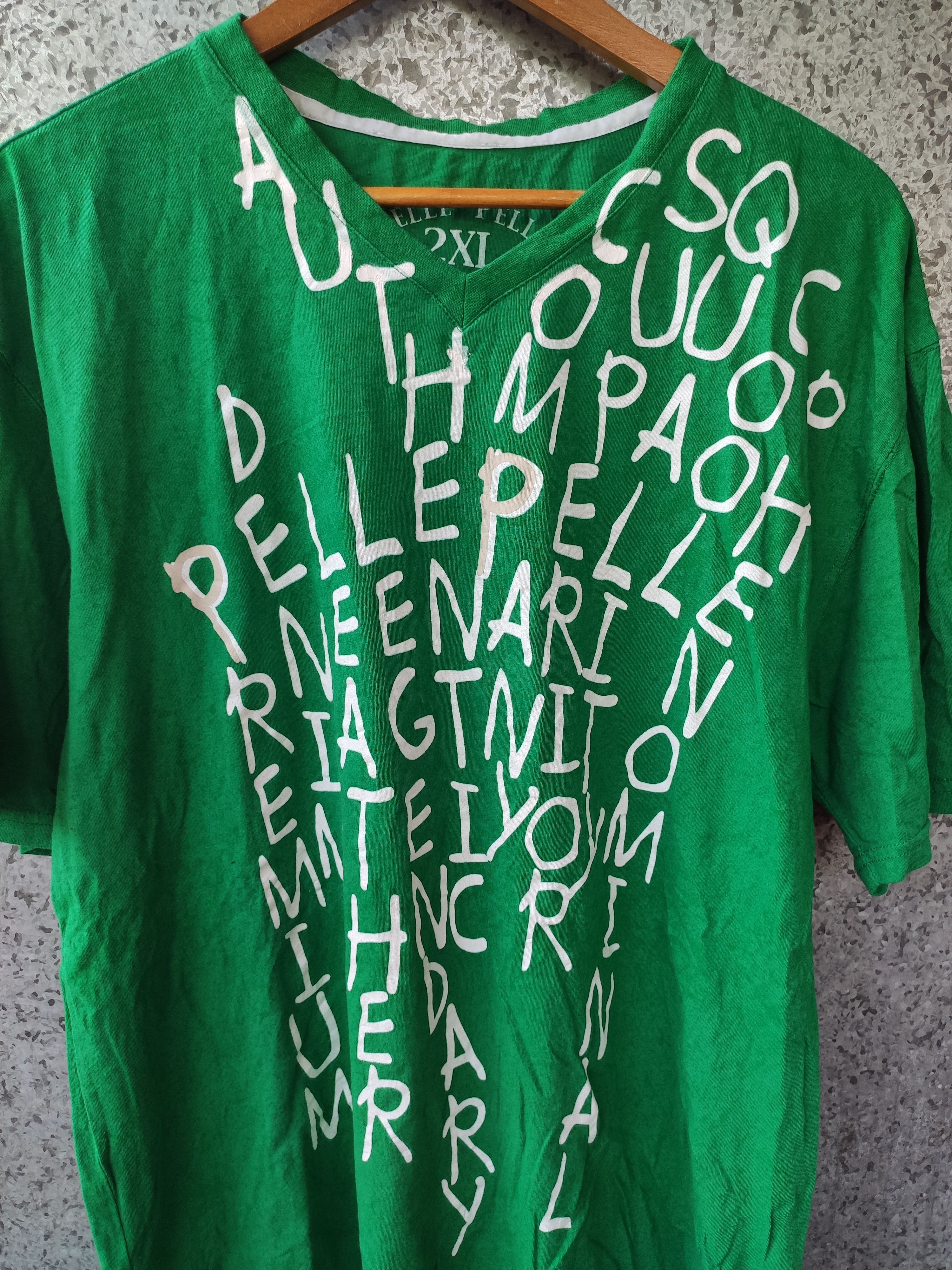 Marc Buchanan 🔥 Pelle Pelle t shirt spell out rare design Size US L / EU 52-54 / 3 - 2 Thumbnail
