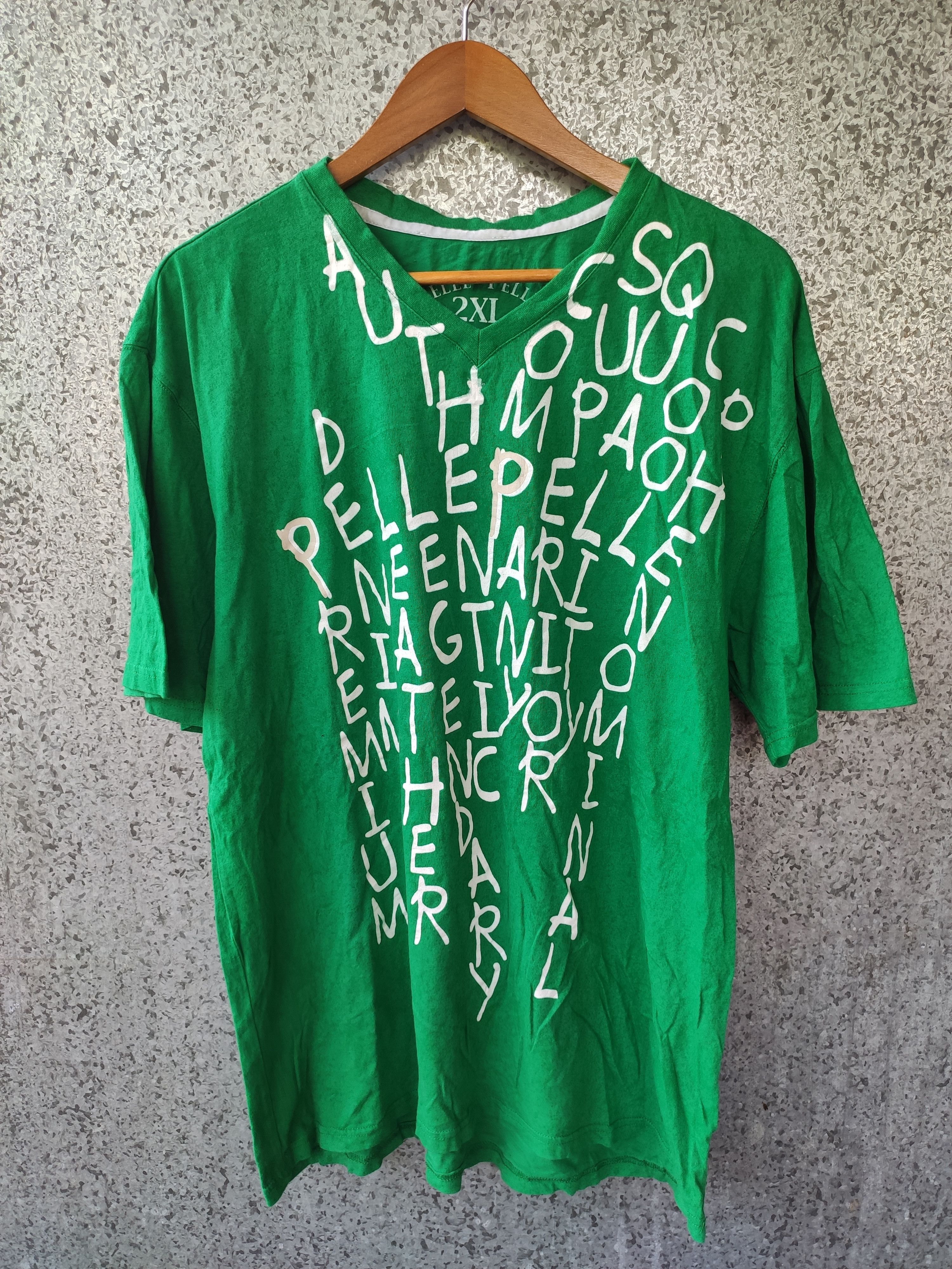 Marc Buchanan 🔥 Pelle Pelle t shirt spell out rare design Size US L / EU 52-54 / 3 - 1 Thumbnail