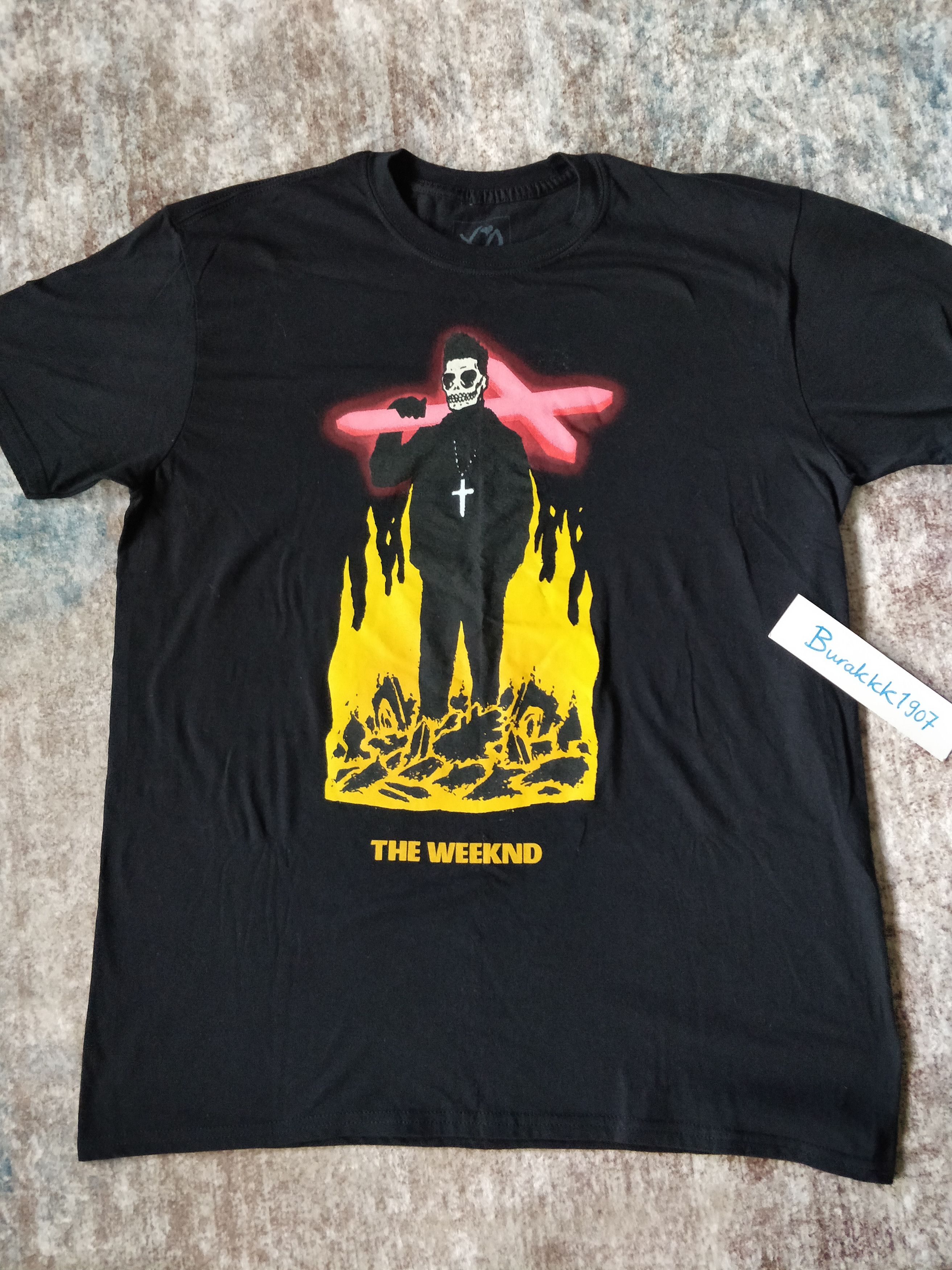 Offers The Weeknd XO Rather Die in Lust Starboy Tour Merch Tee in Black M