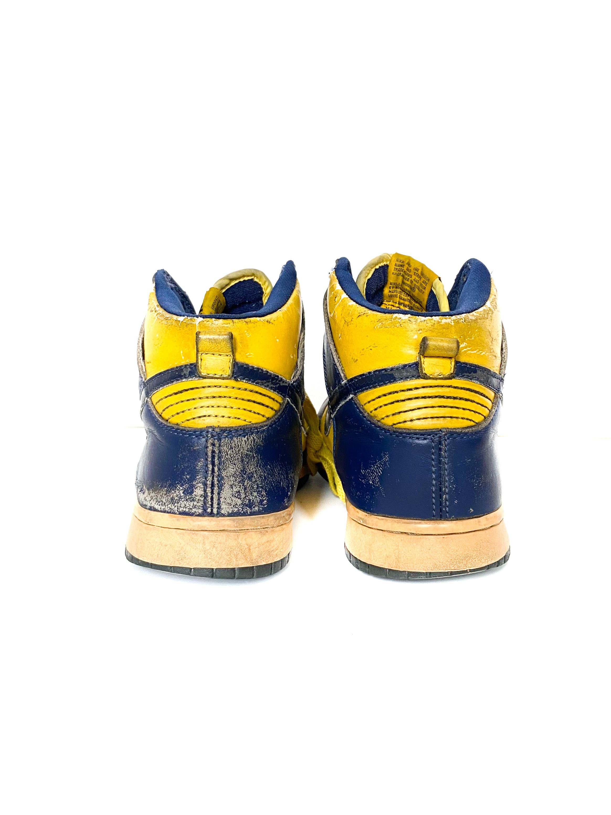 Nike 1999 Dunk High Michigan Size US 8.5 / EU 41-42 - 4 Thumbnail