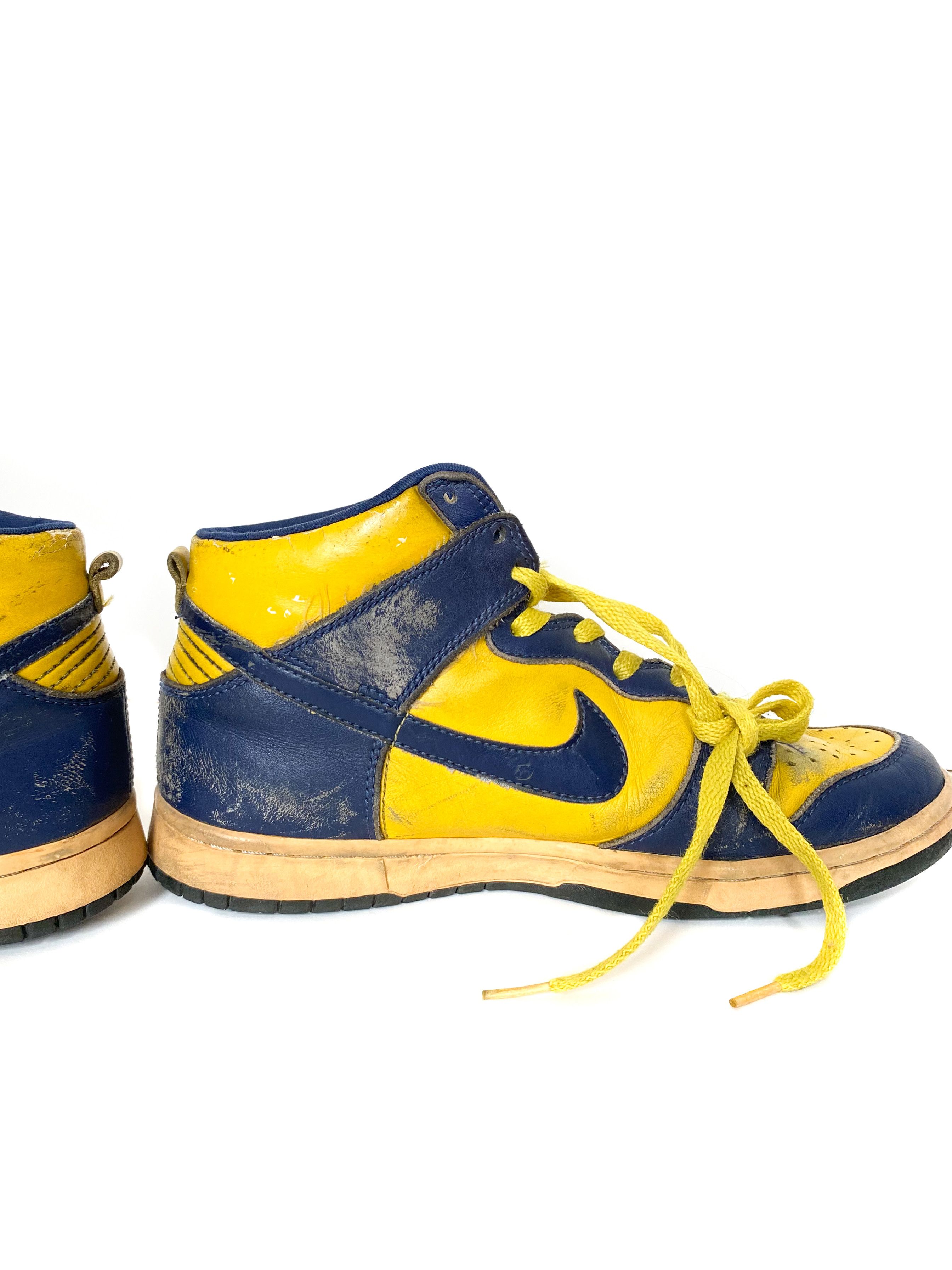 Nike 1999 Dunk High Michigan Size US 8.5 / EU 41-42 - 7 Thumbnail