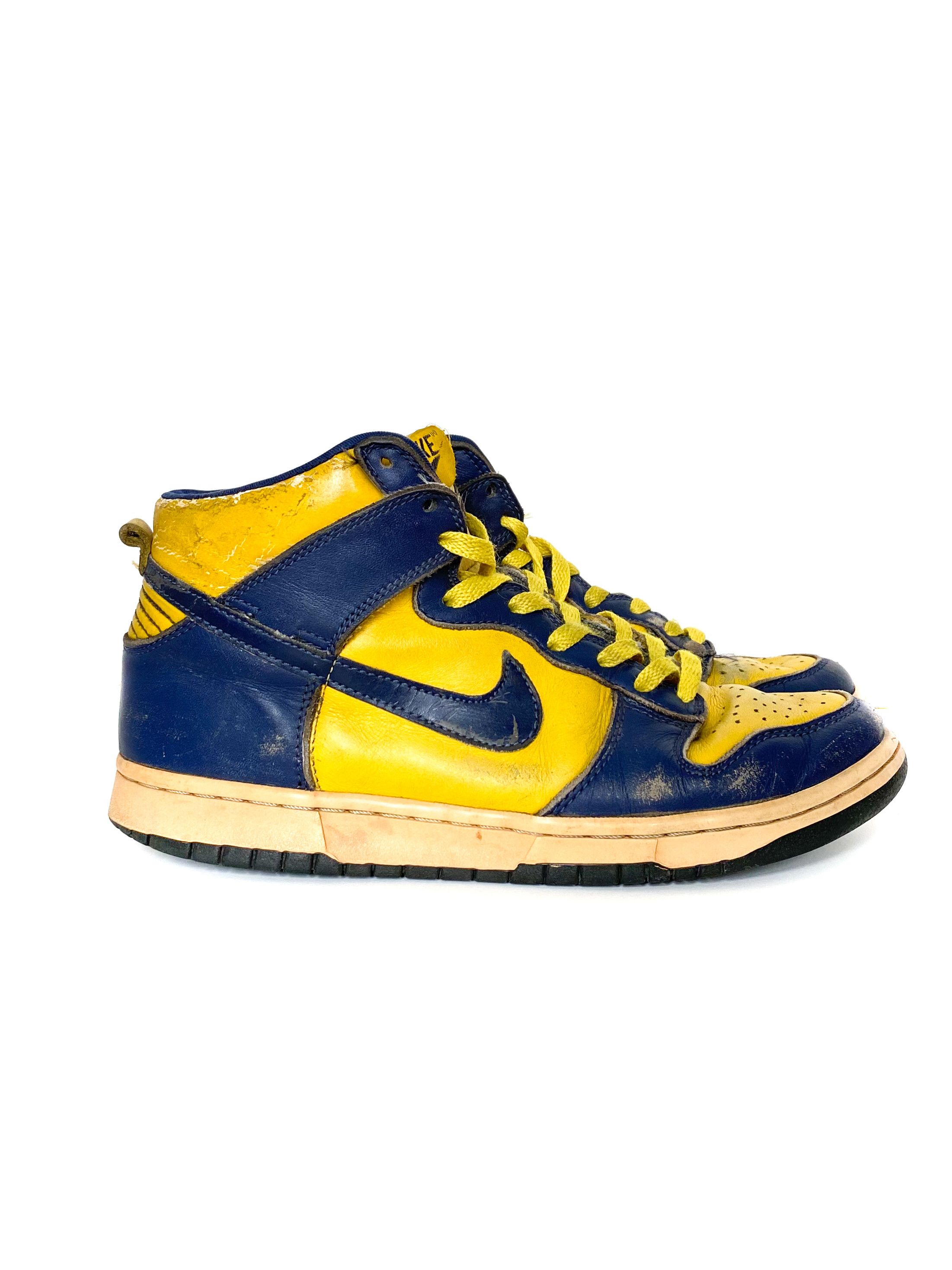 Nike 1999 Dunk High Michigan Size US 8.5 / EU 41-42 - 3 Thumbnail