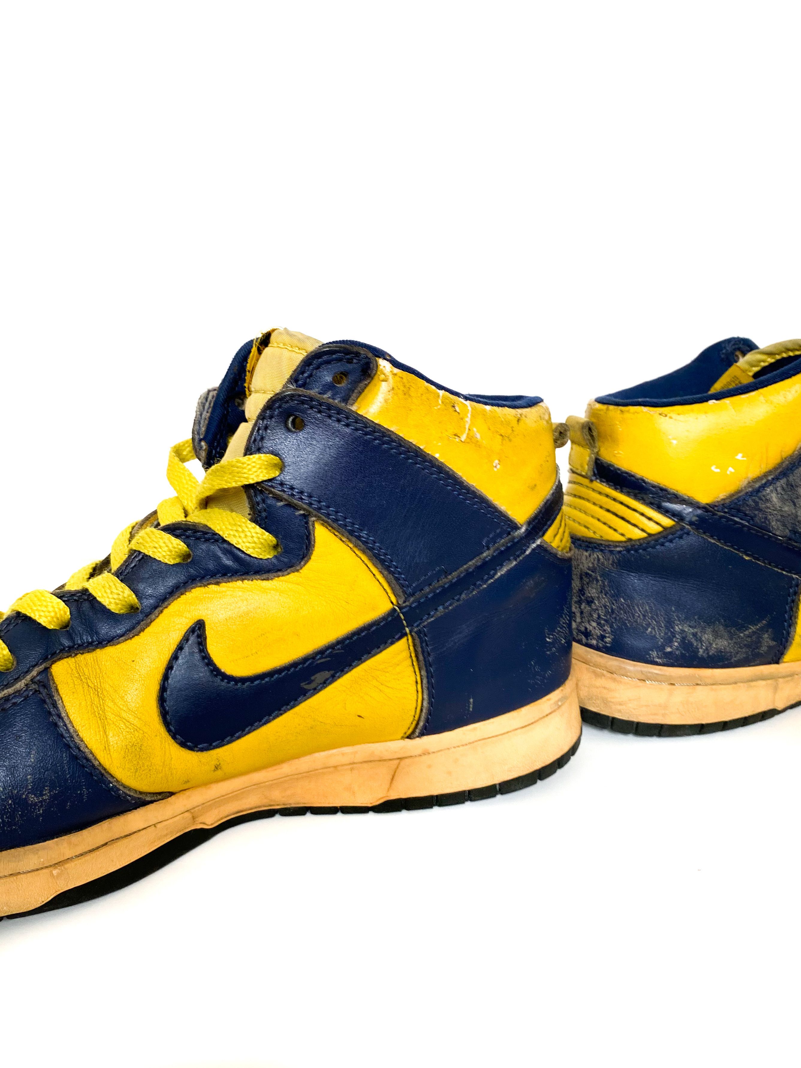 Nike 1999 Dunk High Michigan Size US 8.5 / EU 41-42 - 8 Thumbnail